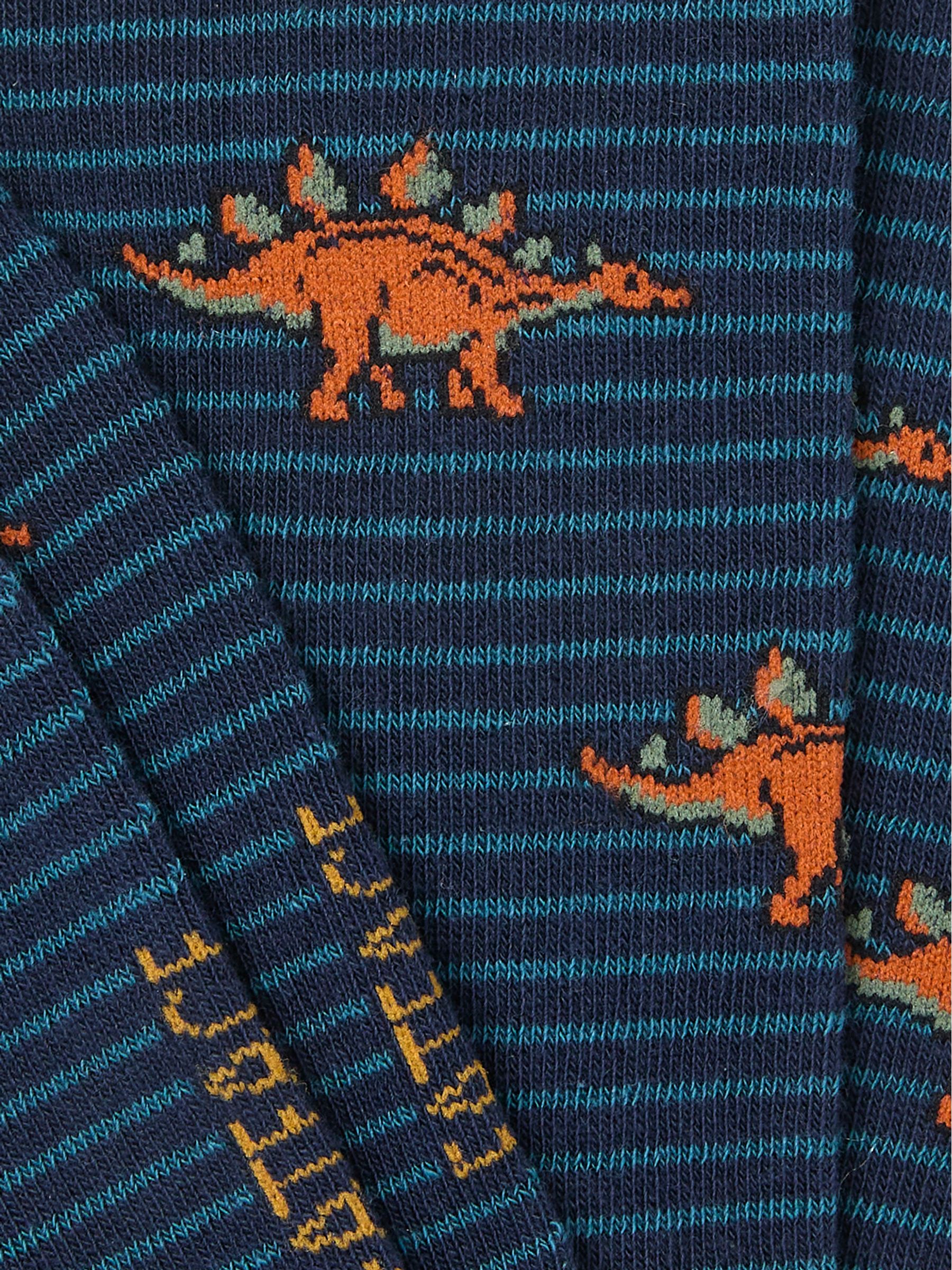 Navy Stegasaurus Socks - Image 2 of 2