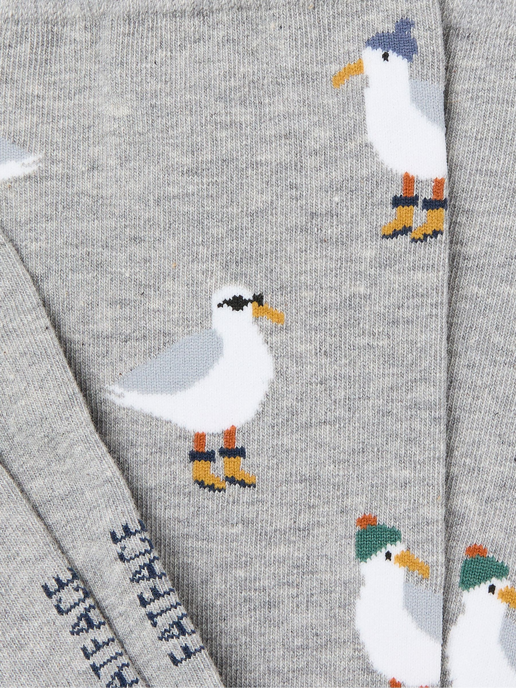 Grey Seagull Socks - Image 2 of 2