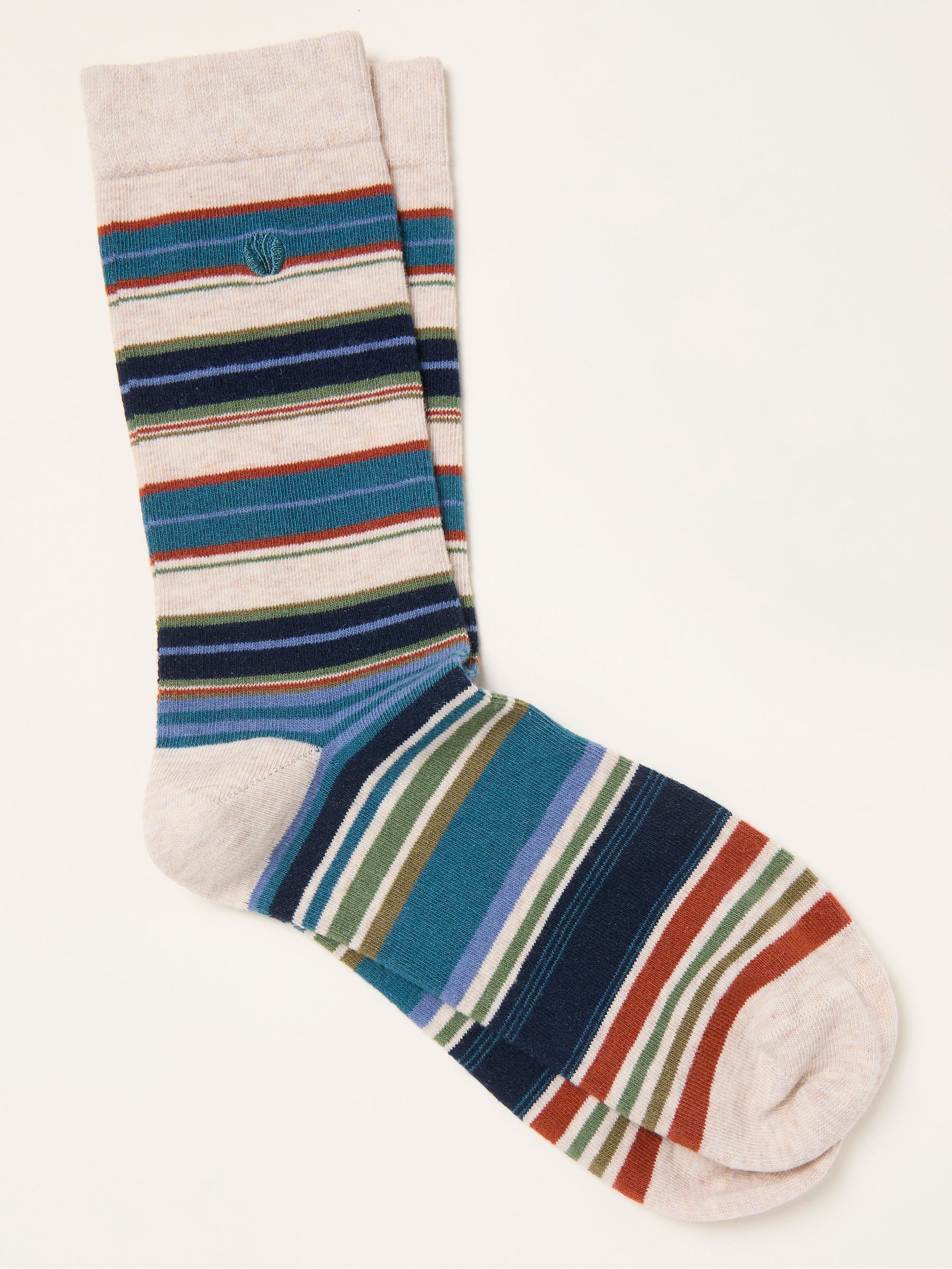 Multi Colour Stripe Socks - Image 1 of 2