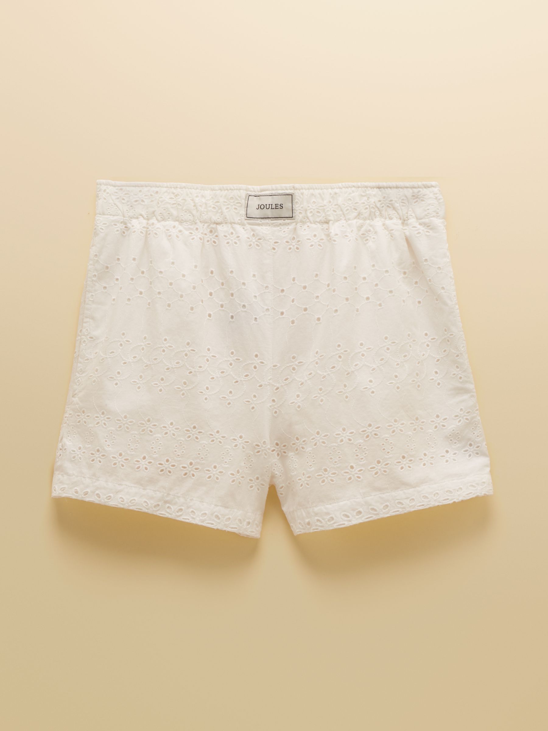 Amara White Pull On Cotton Shorts - Image 7 of 7