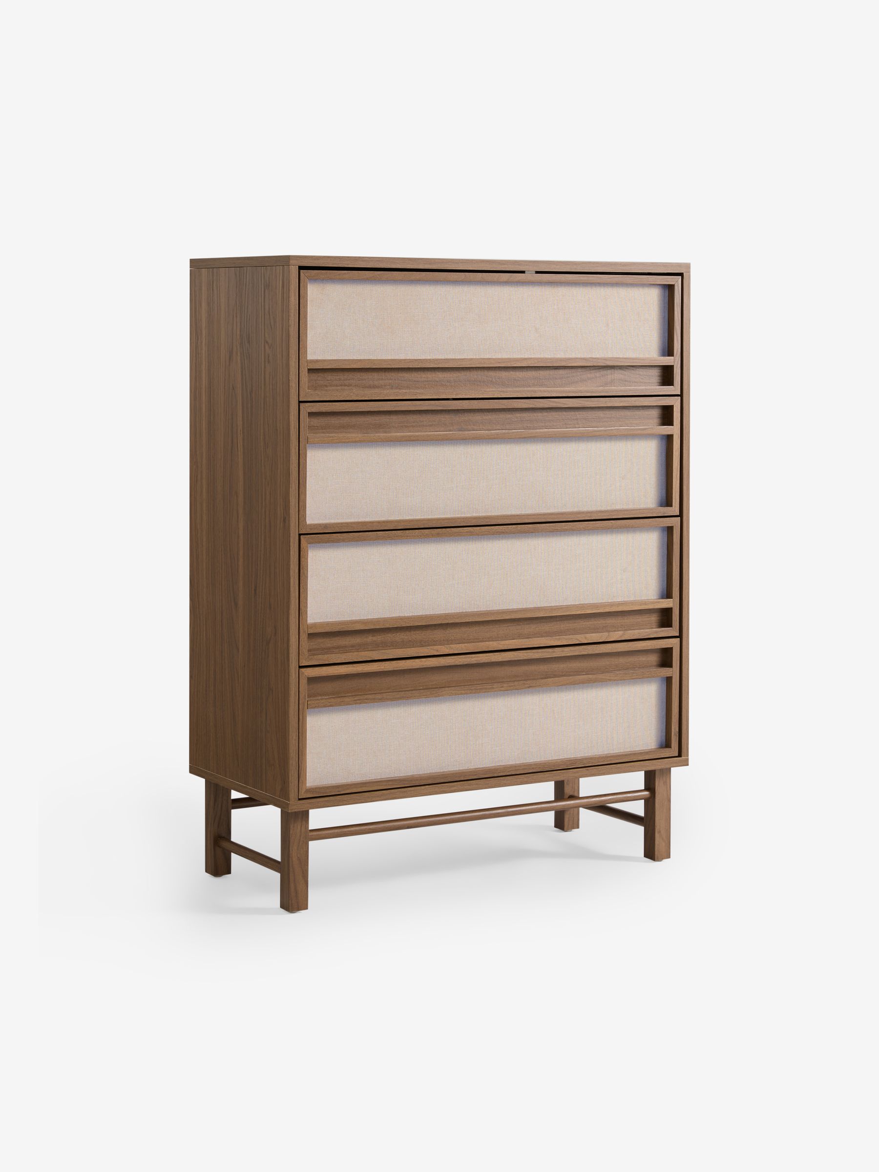 Almelo 4 Drawer Chest in Dark Wood Effect - Image 4 of 5