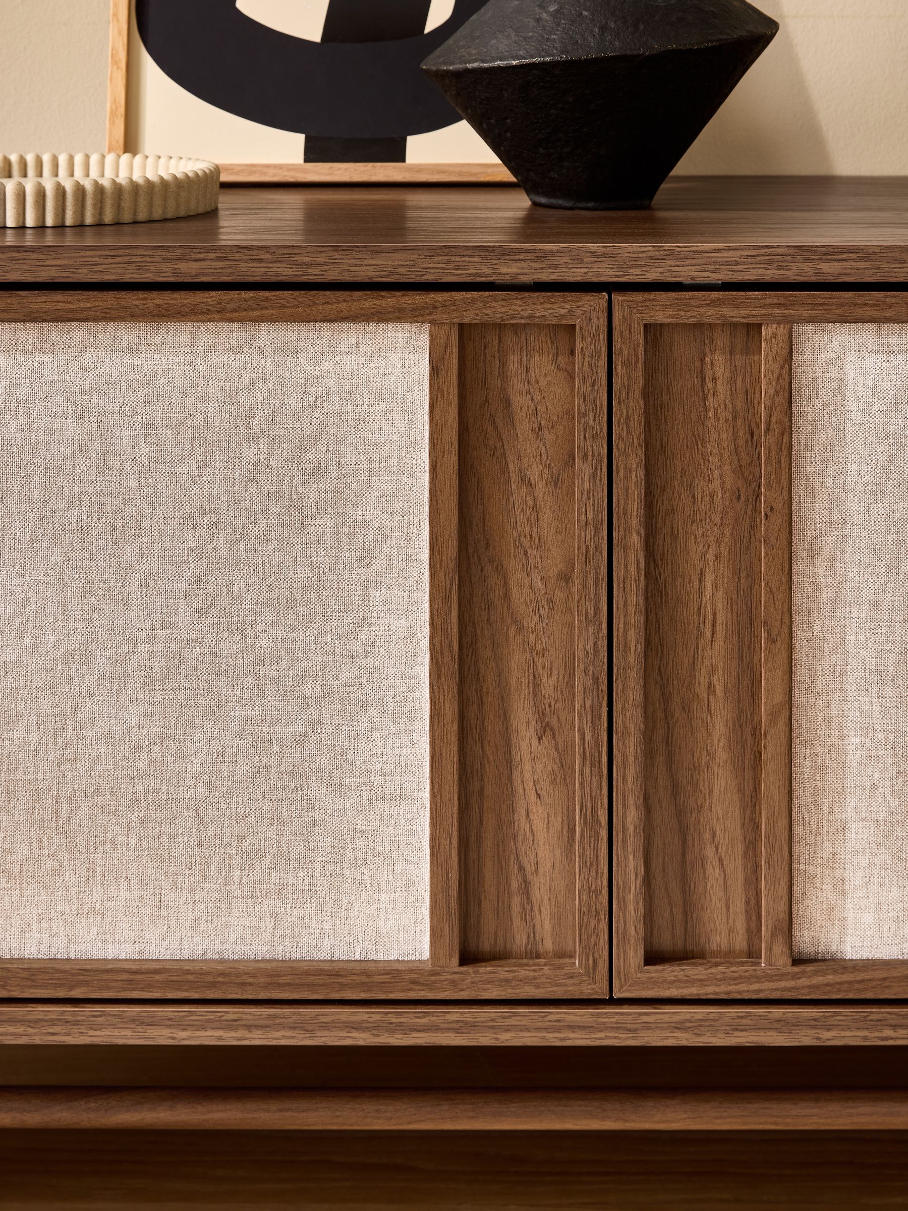 Almelo Up to 50 inch TV Unit in Dark Wood Effect - Image 4 of 8