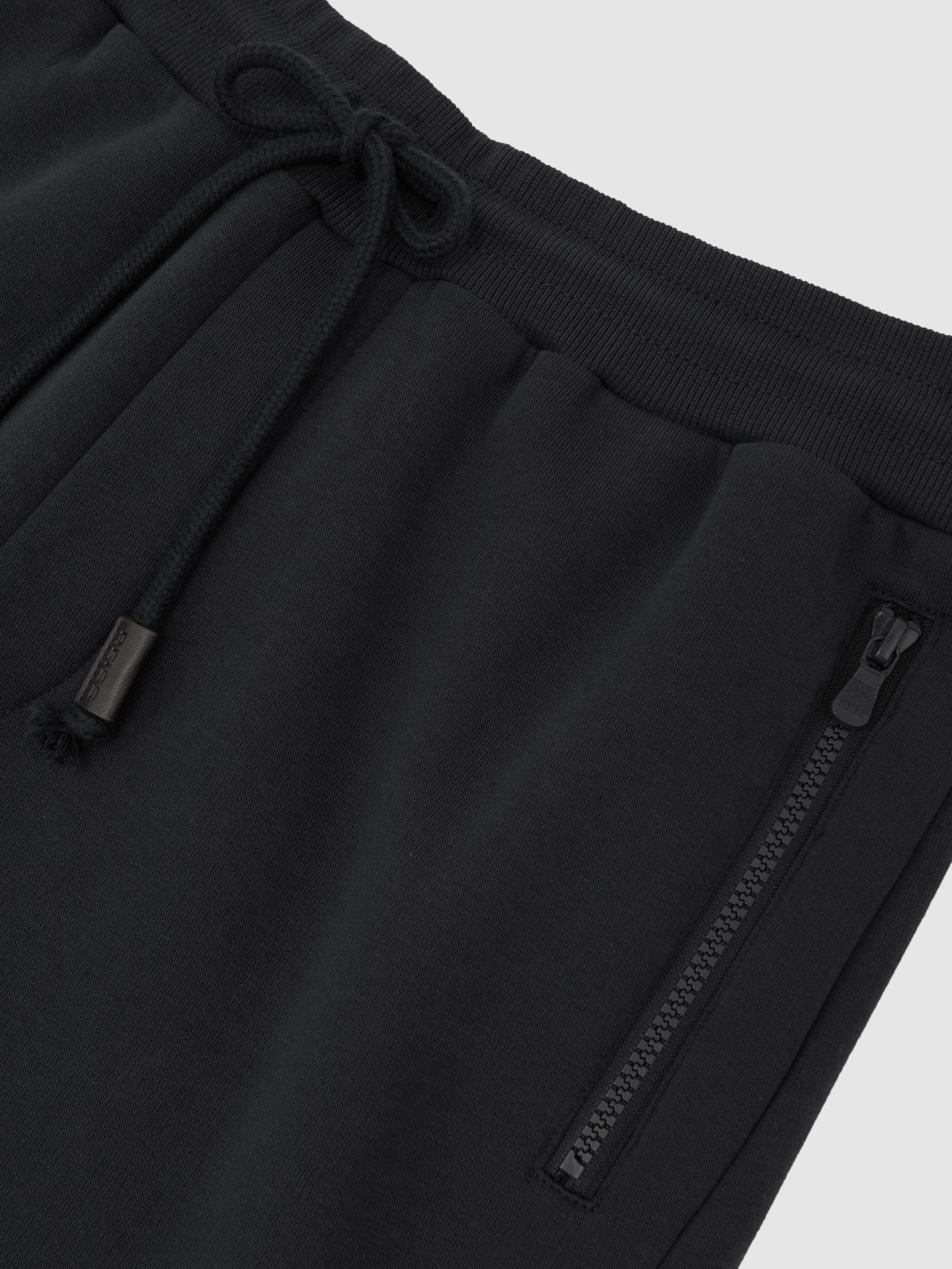 Cotton-Blend Drawstring Shorts in Navy - image 3