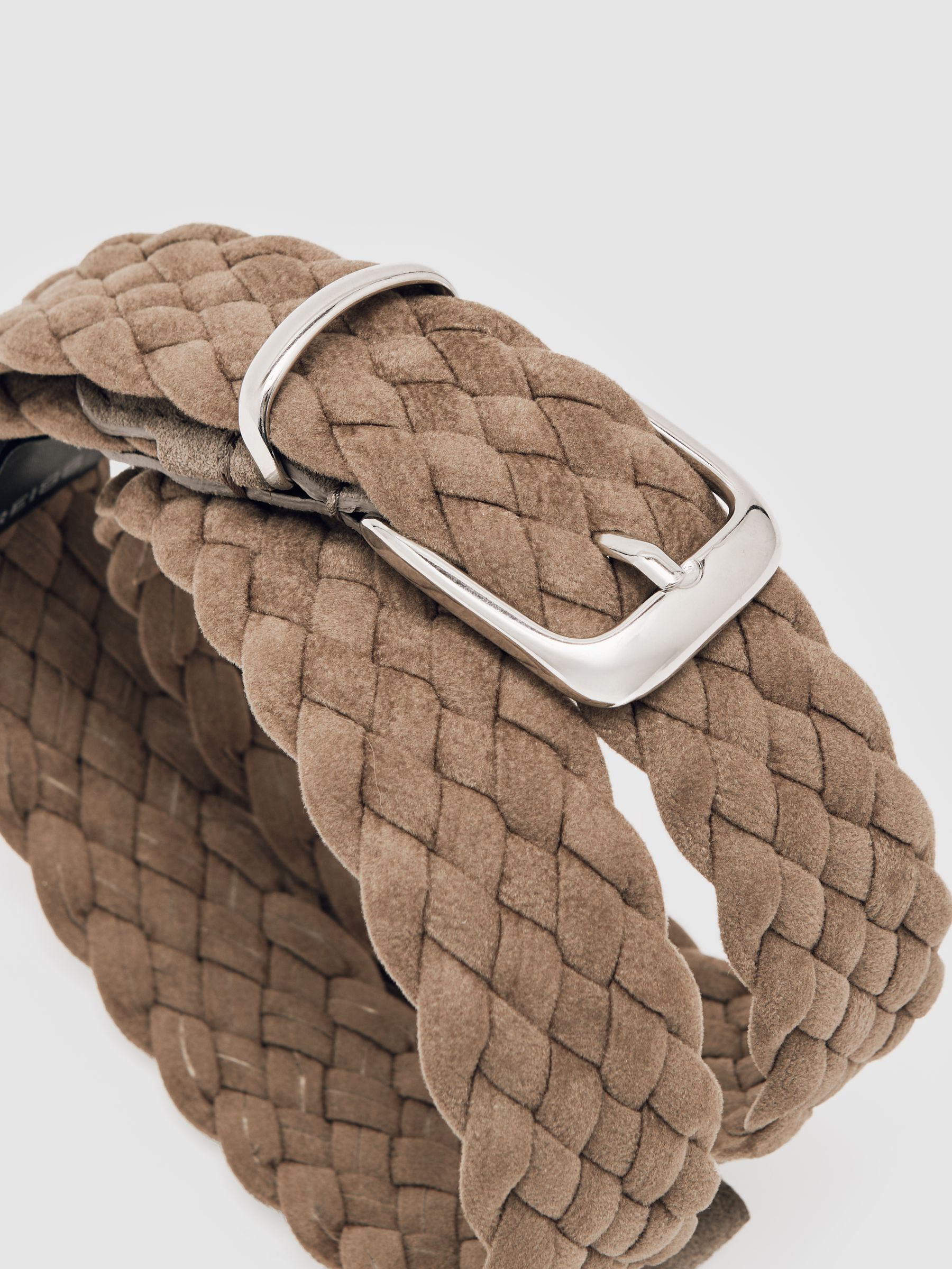 Woven Belt in Light Stone - image 2