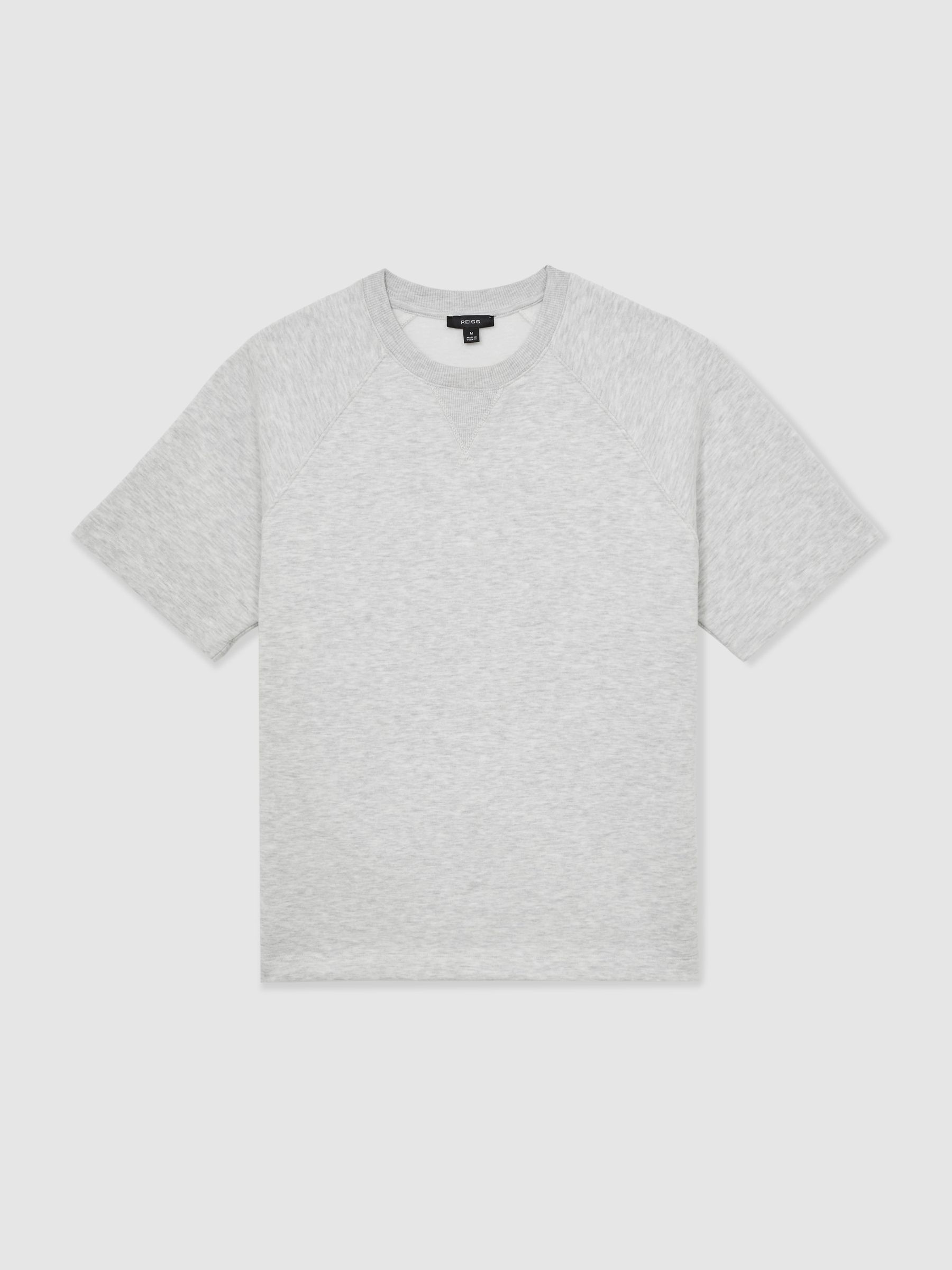 Cotton-Blend Oversize Raglan T-shirt in Soft Grey - Image 2 of 6