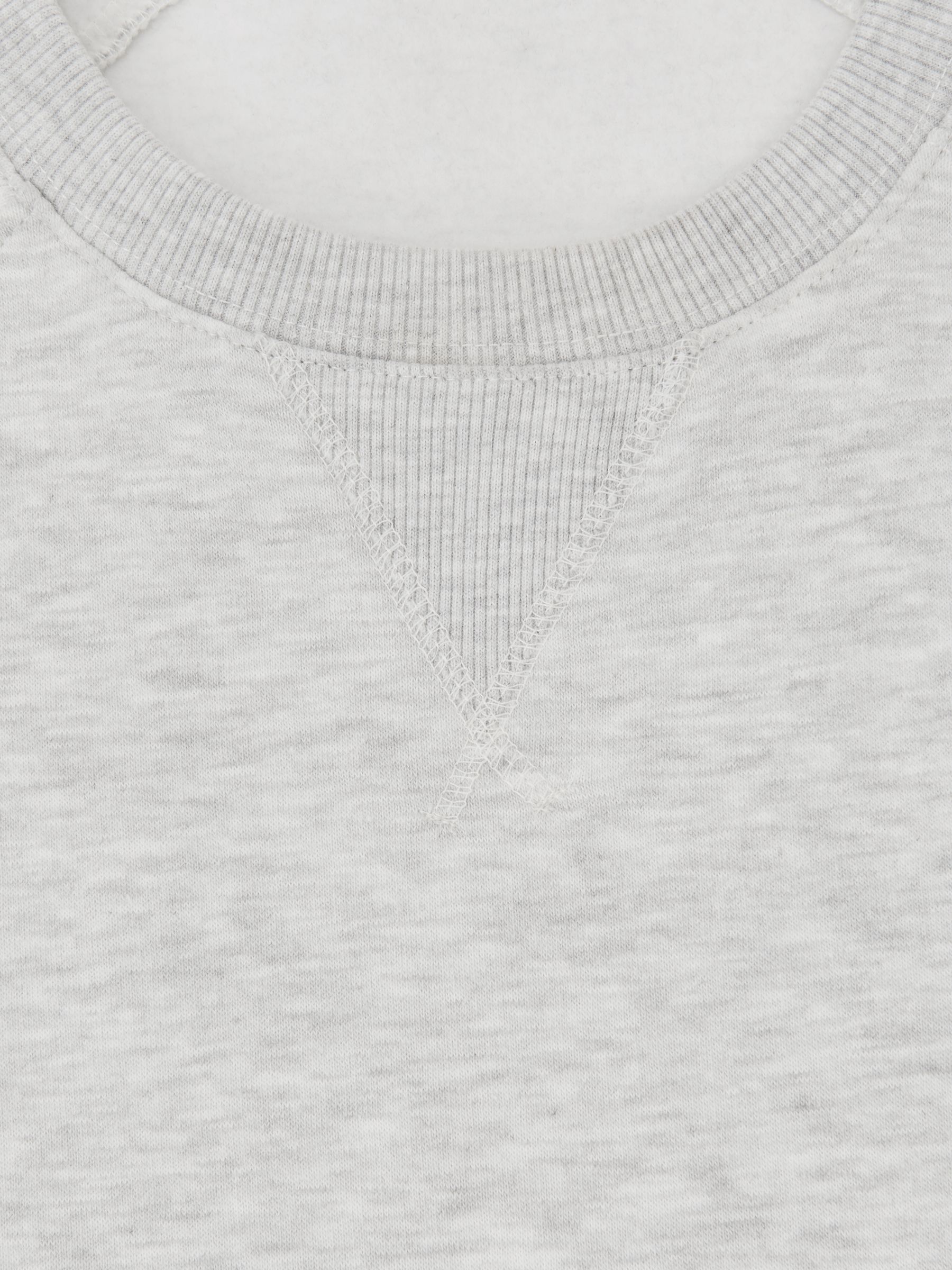Cotton-Blend Oversize Raglan T-shirt in Soft Grey - image 3