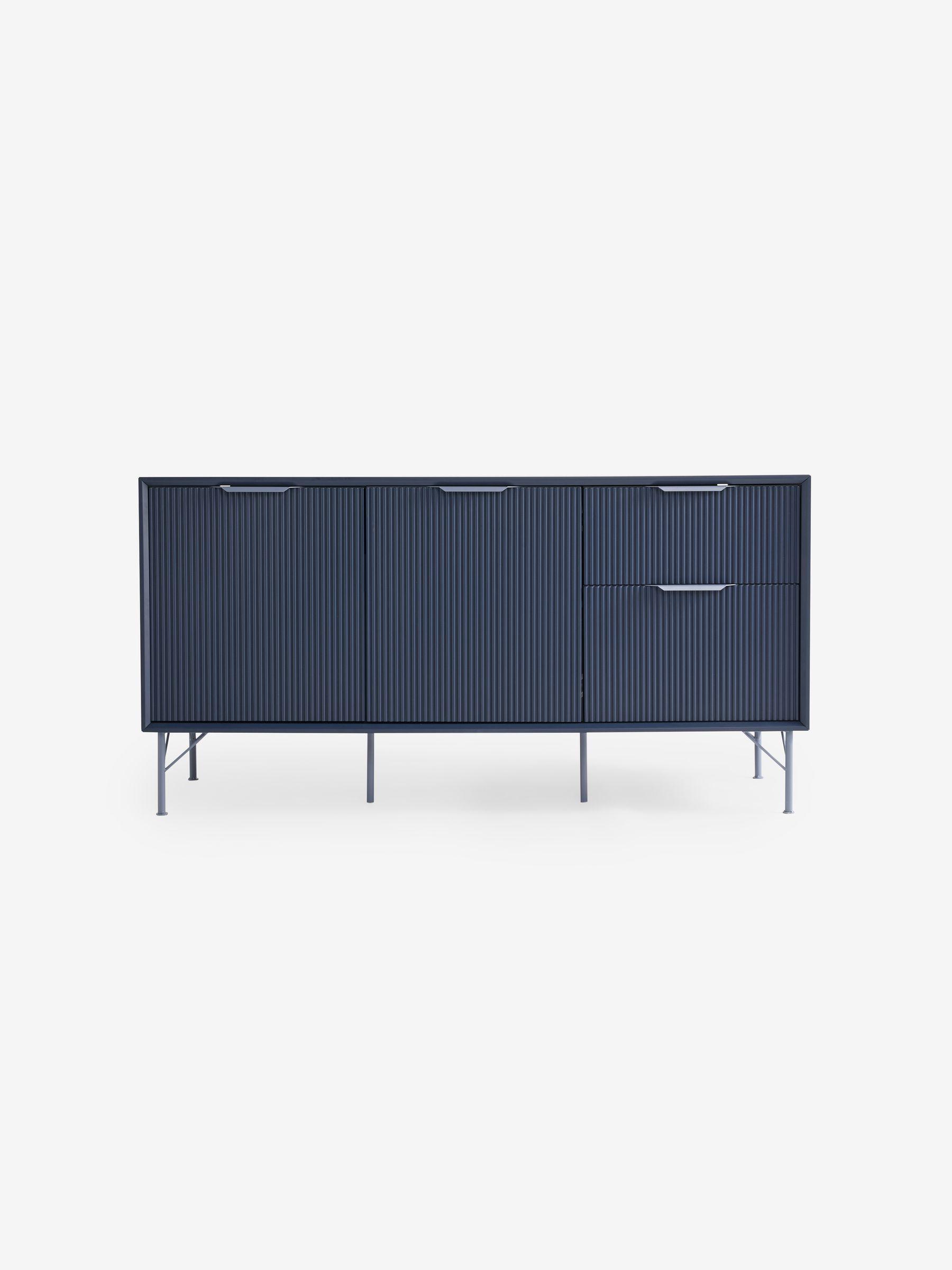Elian Large Sideboard in Navy Blue - Image 5 of 6