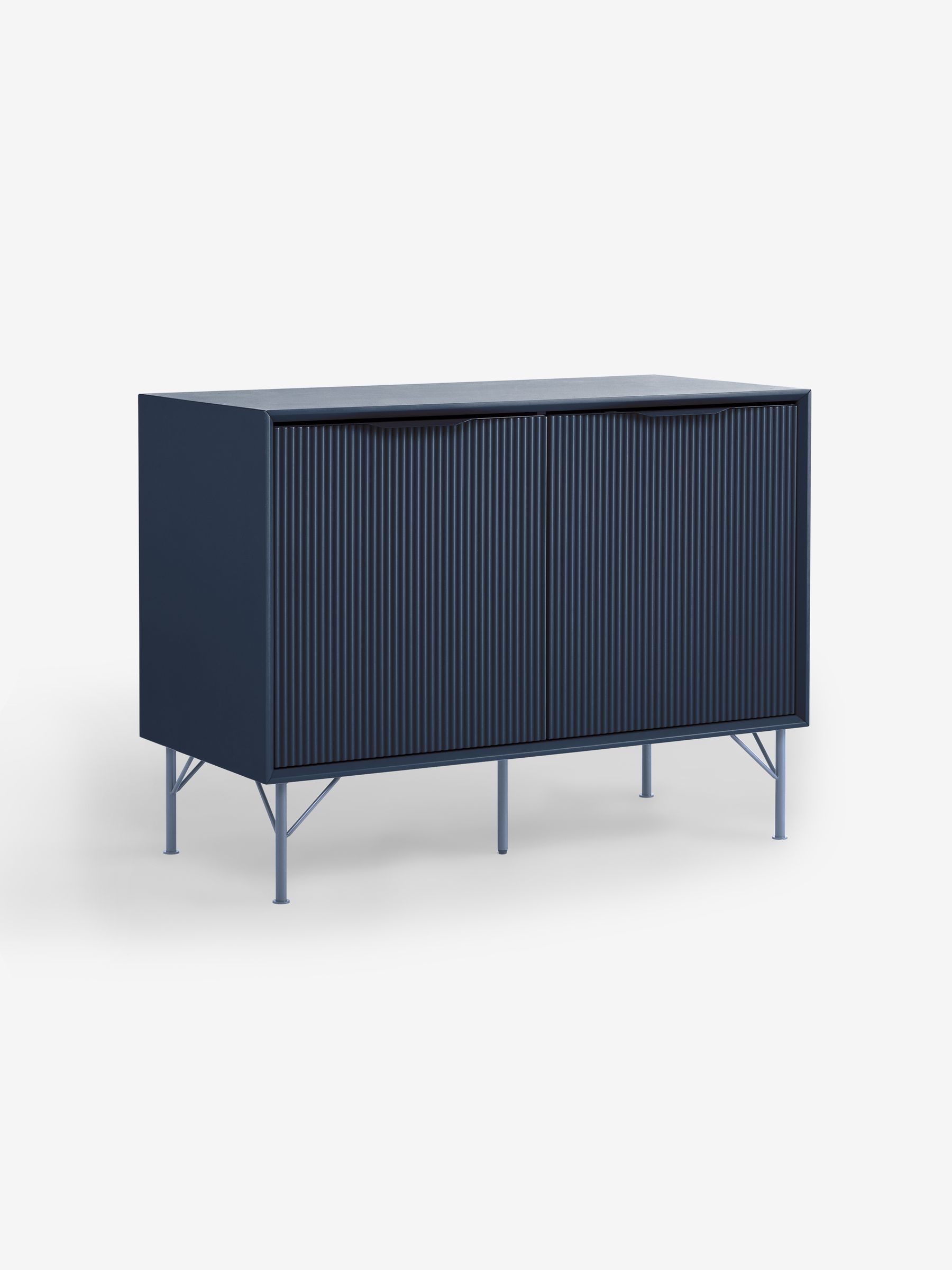 Elian Small Sideboard in Navy Blue - Image 4 of 5
