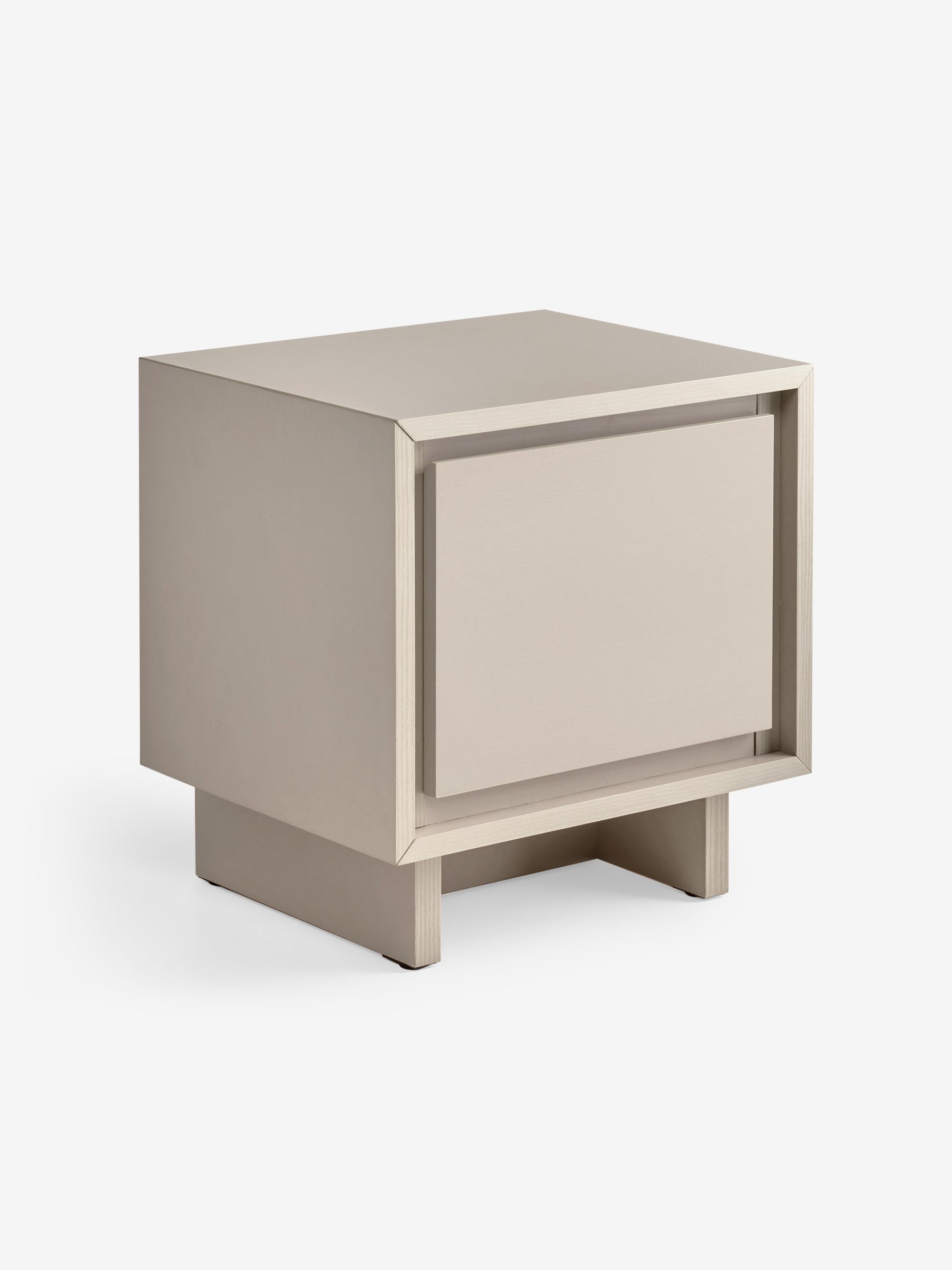 Kaci Bedside Table in Natural Greige Wood Effect - Image 4 of 4