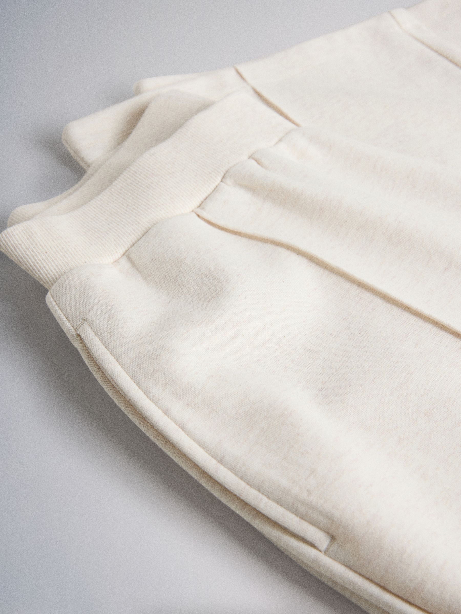 2 Pack Wide Leg Jogger Chocolate Brown/Cream - Image 6 of 6