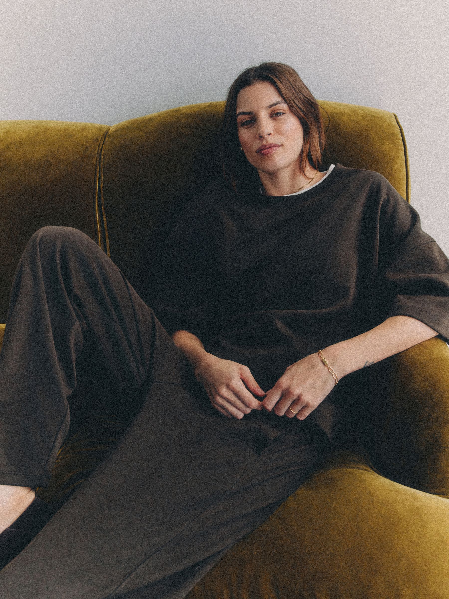 3 Pack Heavyweight Premium Boxy T-Shirts Chocolate Brown/Taupe Brown/White - Image 1 of 6