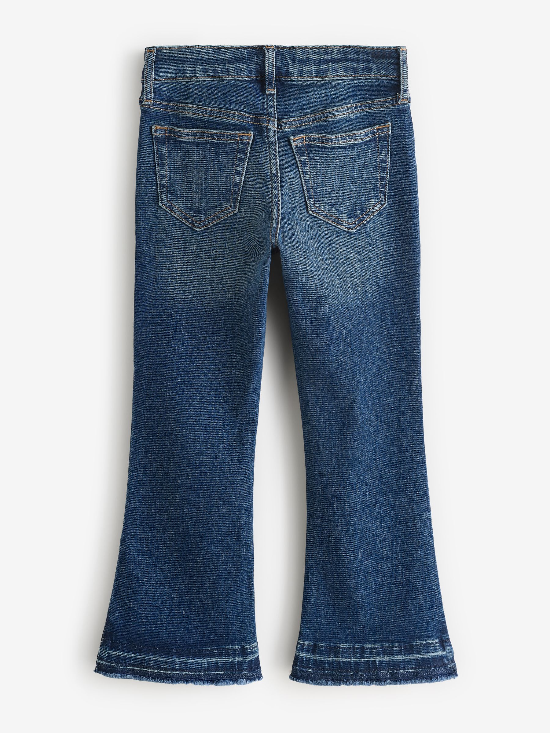 Blue High Waisted Flare Stretch Denim Jeans (4-16yrs) - Image 2 of 5