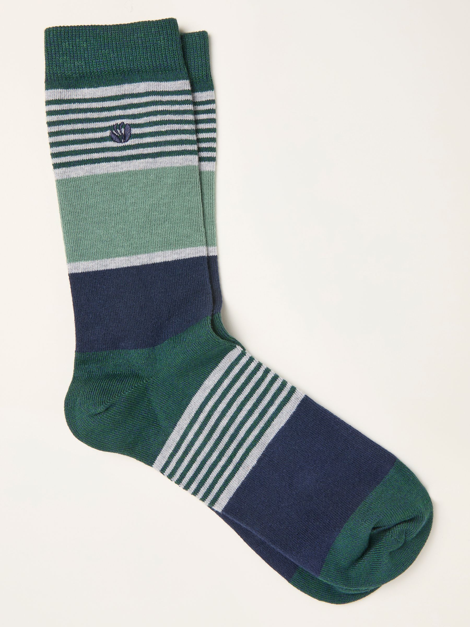 Navy Striped Socks - Image 1 of 2