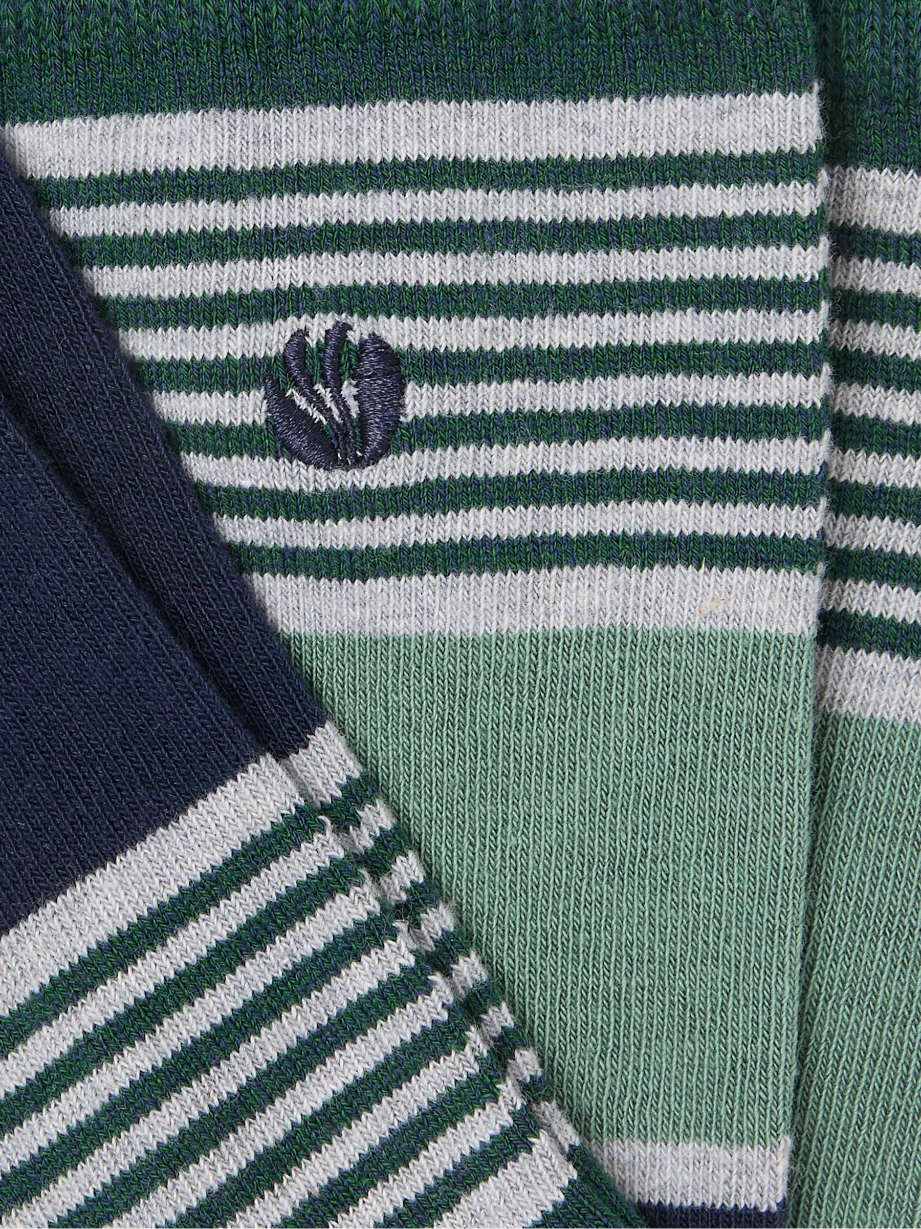 Navy Striped Socks - Image 2 of 2