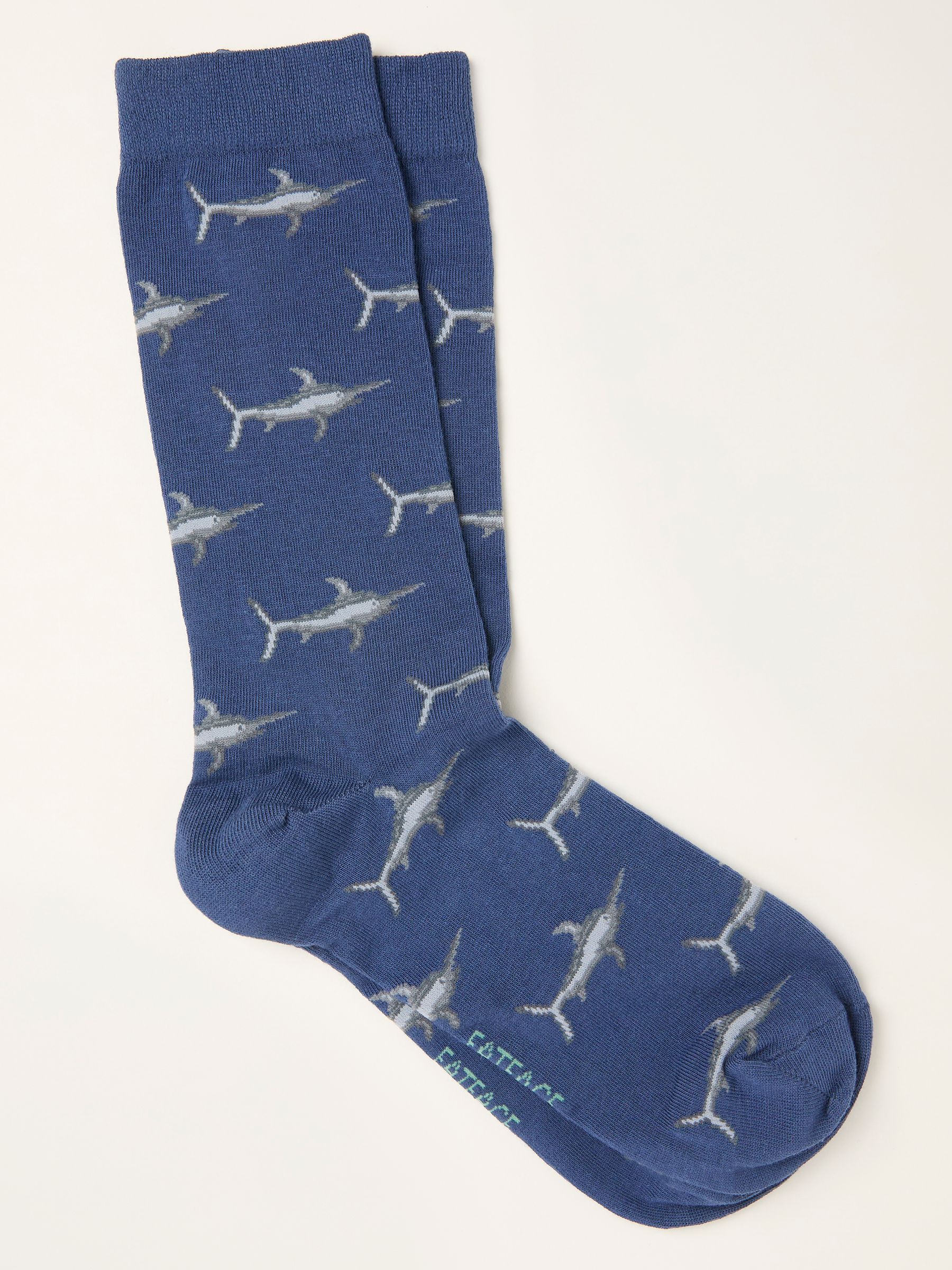 Blue Swordfish Socks - Image 1 of 2