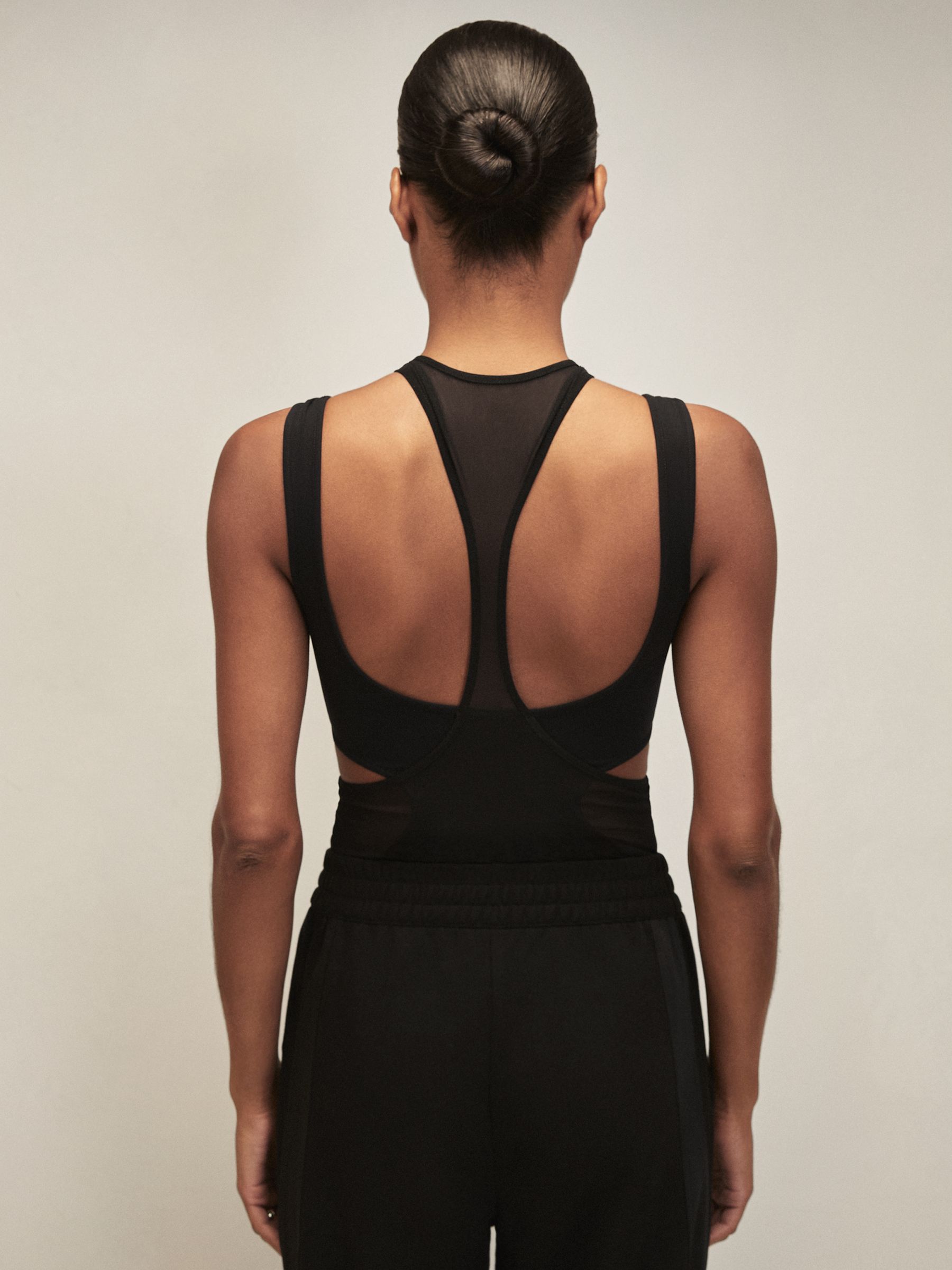 Reiss | Royal Ballet Mesh Bodysuit in Black - image 4