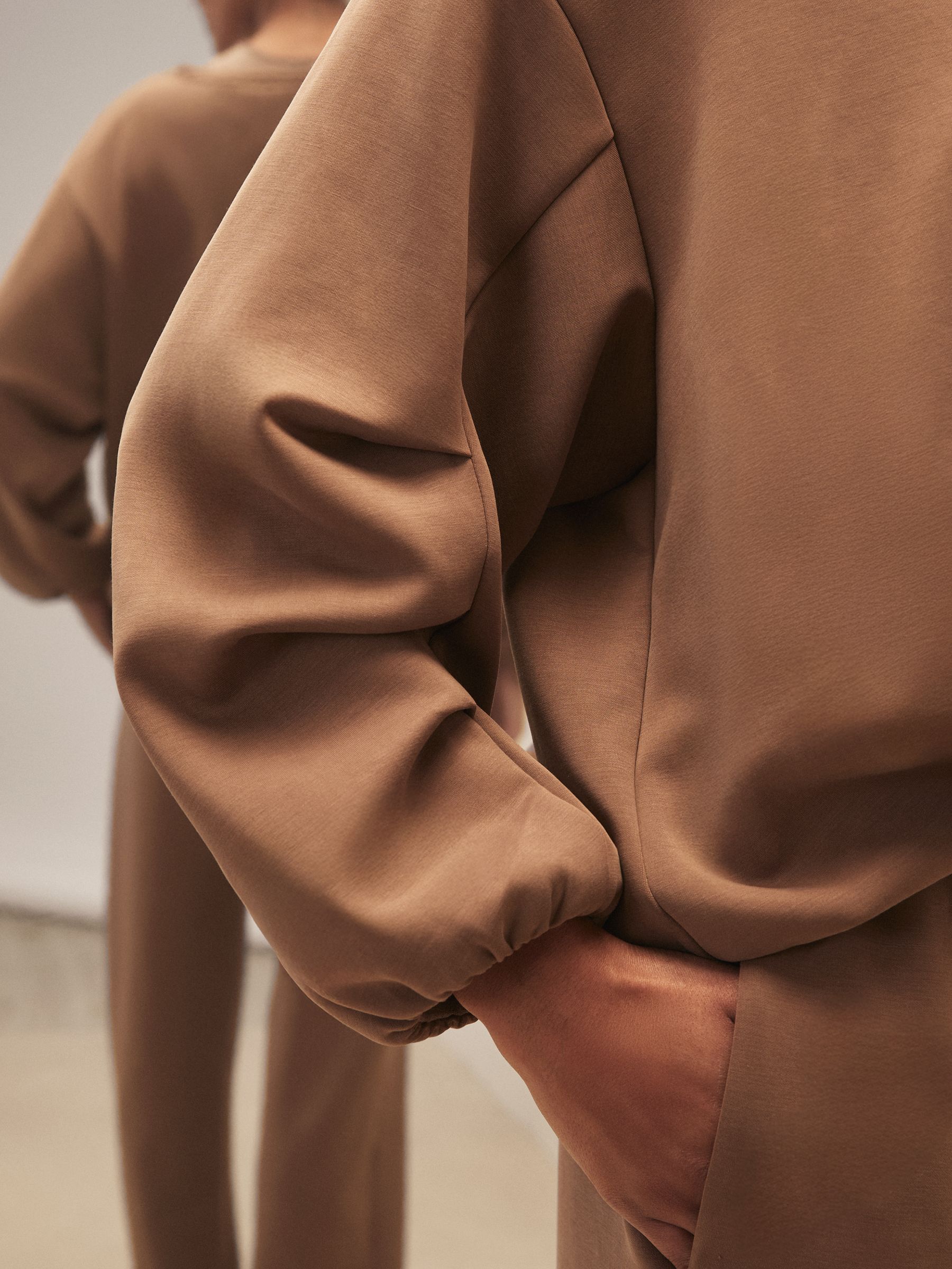 Reiss | Royal Ballet Balloon Sweatshirt in Taupe Brown - image 4