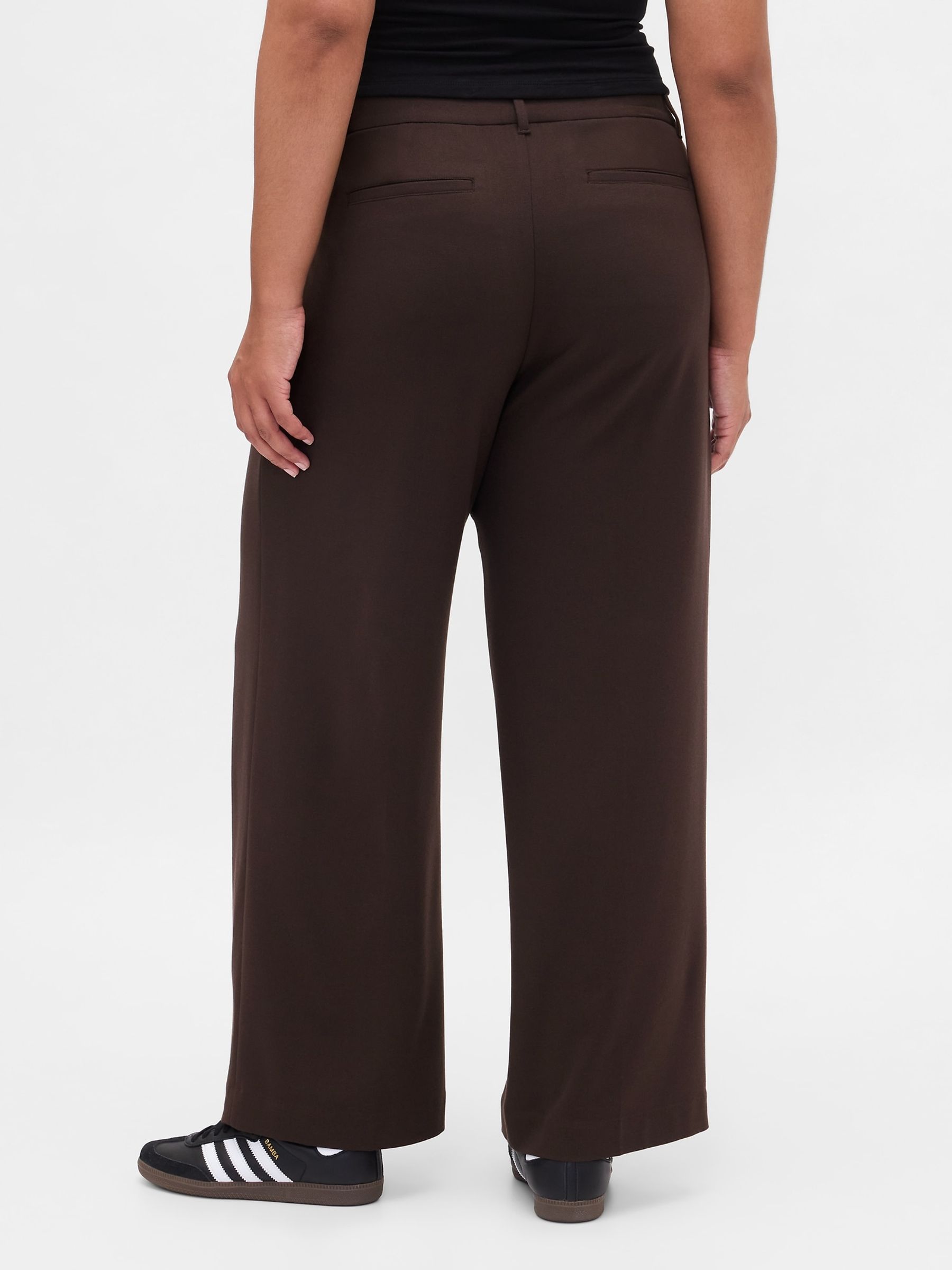 Brown 365 Low Waist Pleated Trousers - Image 6 of 6