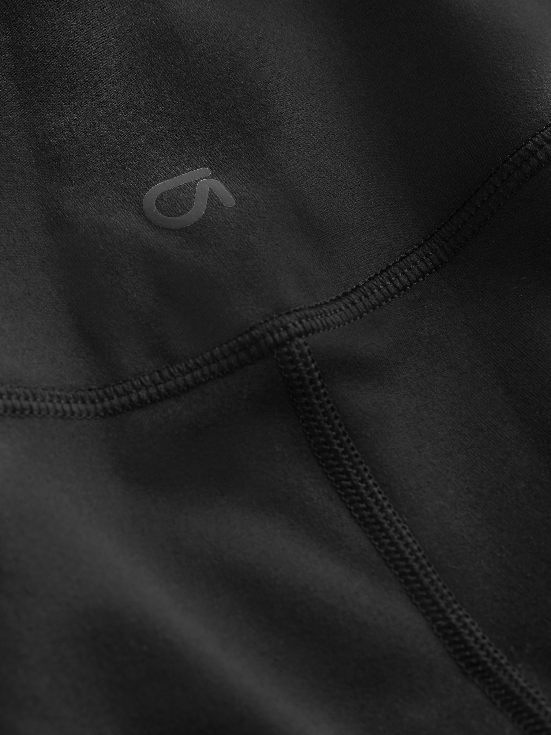 Black Full Length High Waisted Leggings - Image 8 of 9