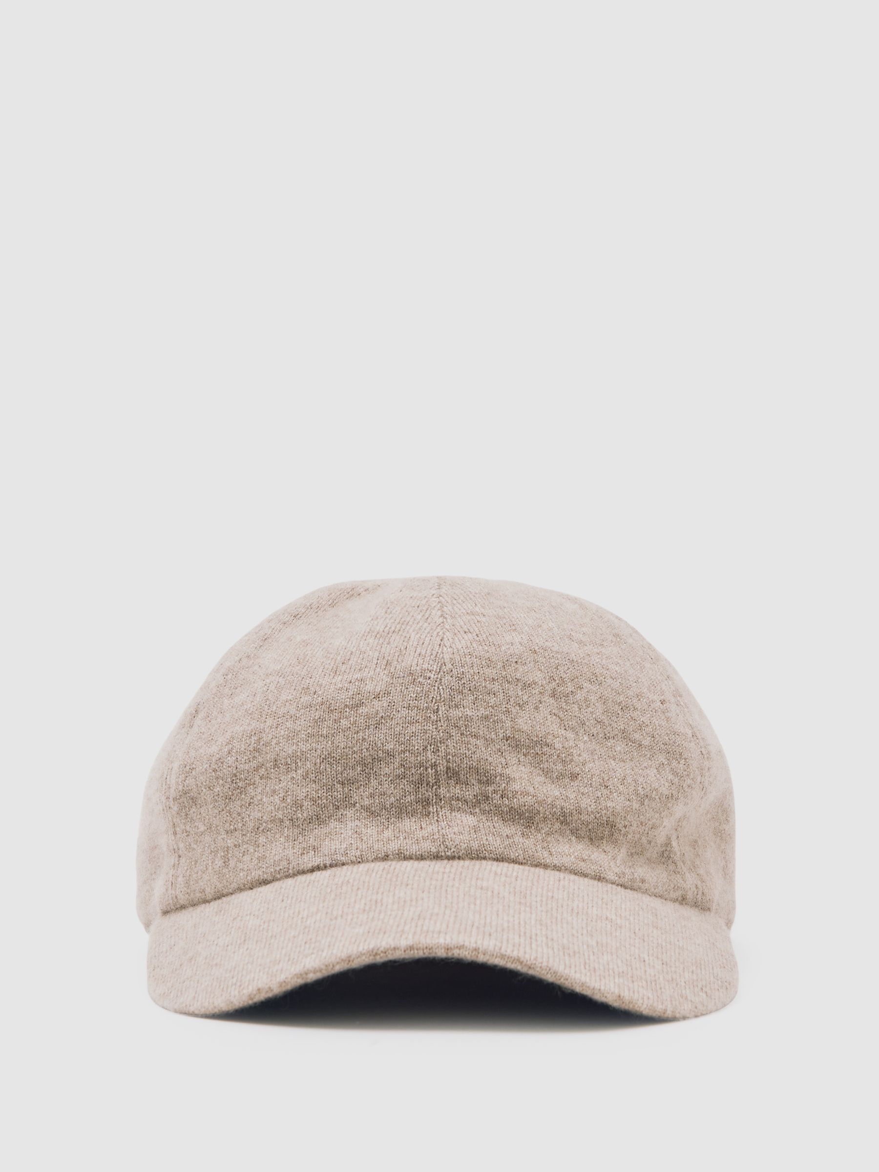 Atelier 100% Cashmere Cap in Oatmeal Melange - image 4