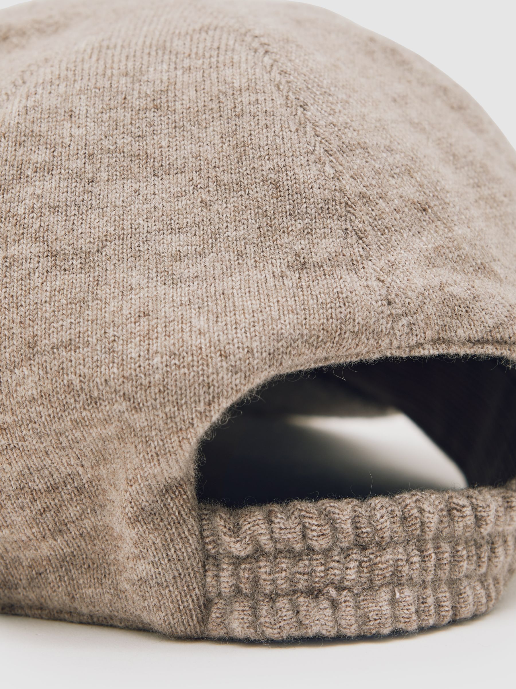 Atelier 100% Cashmere Cap in Oatmeal Melange - image 3