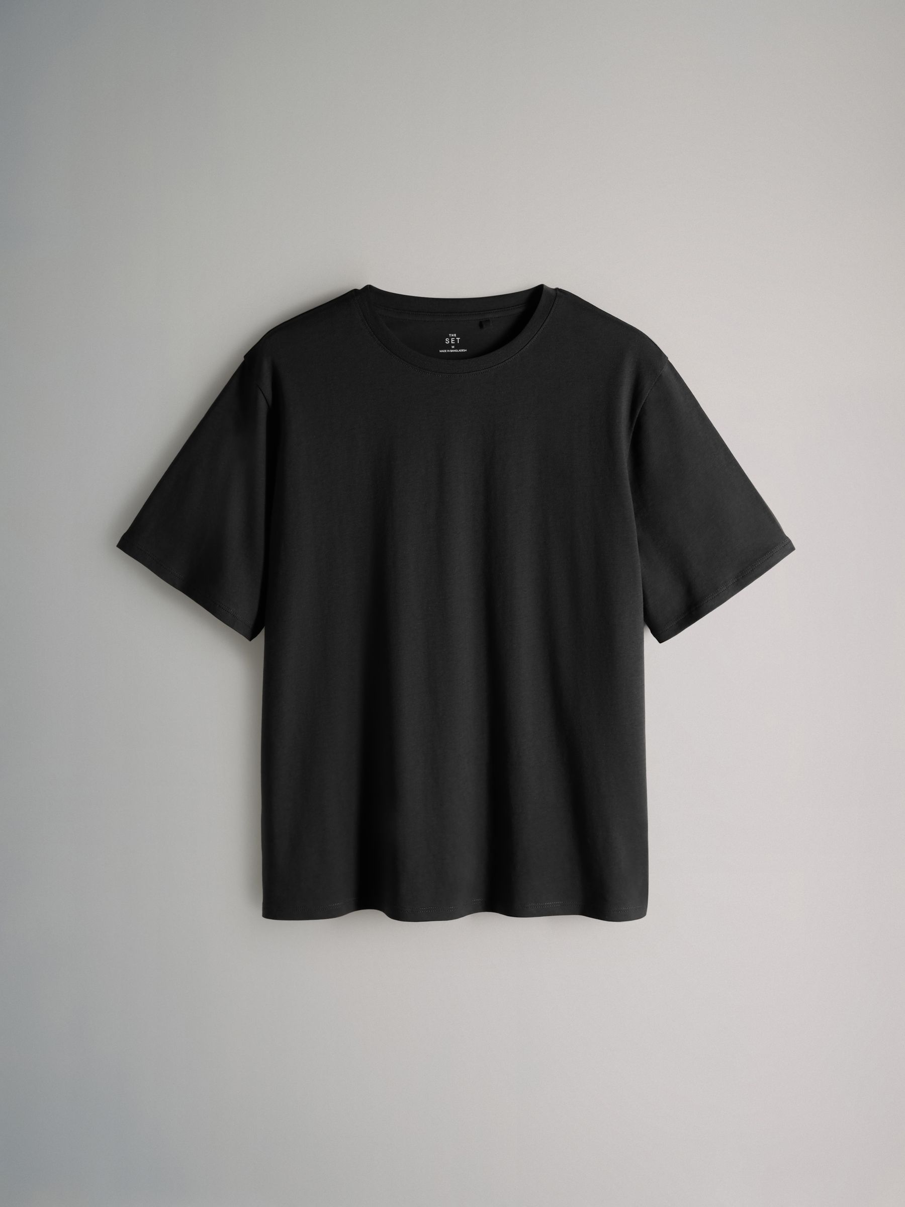 7 Pack Short Sleeve T-Shirts Black/Chocolate Brown/Neutrals/White - Image 8 of 10