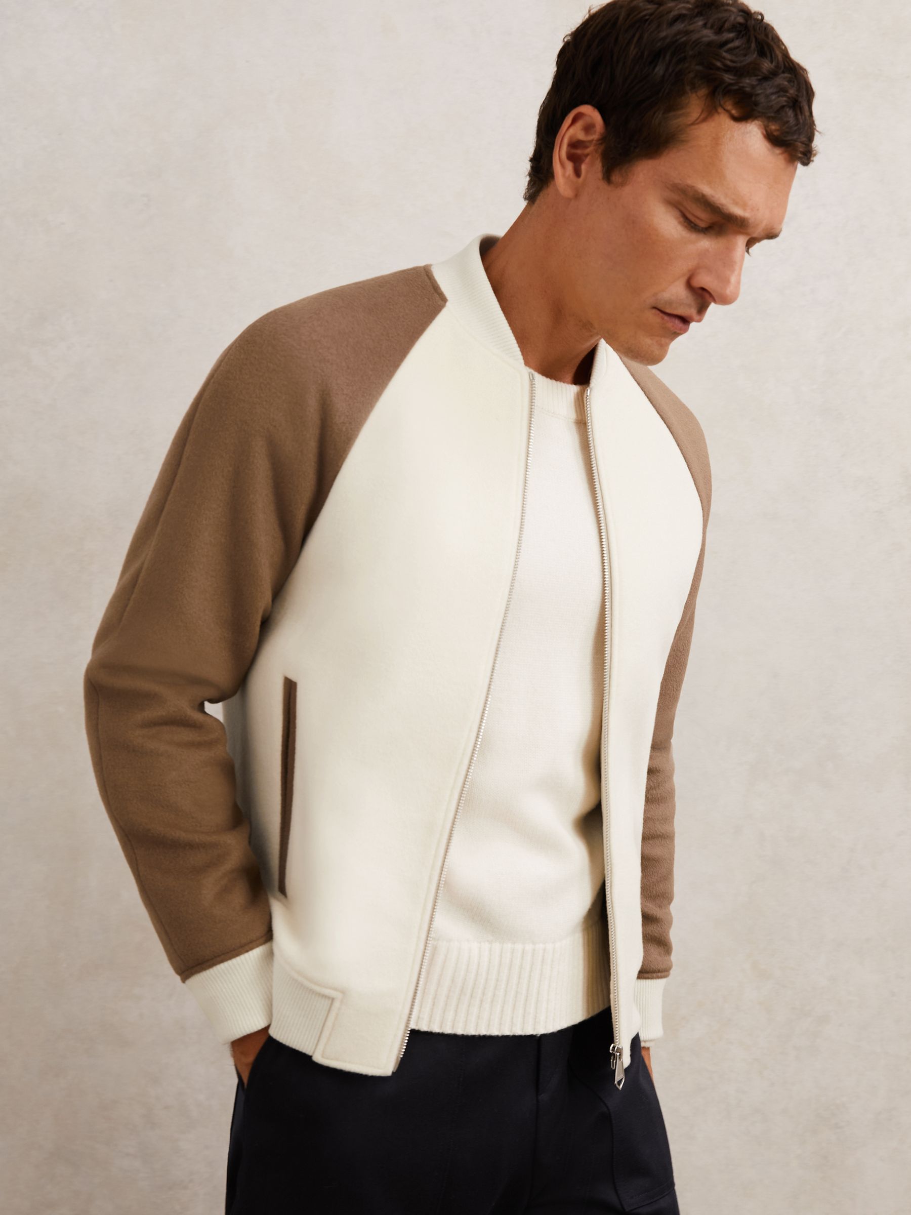Jacket in Off White/Oatmeal - Image 3 of 8