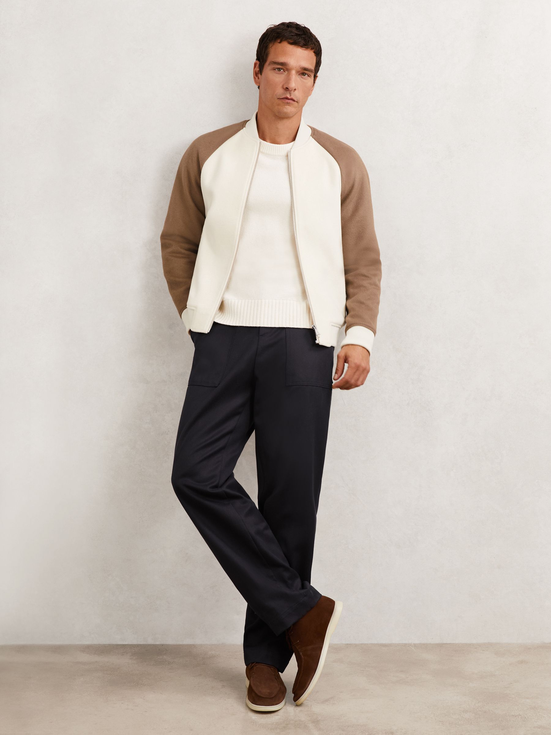 Jacket in Off White/Oatmeal - Image 4 of 8