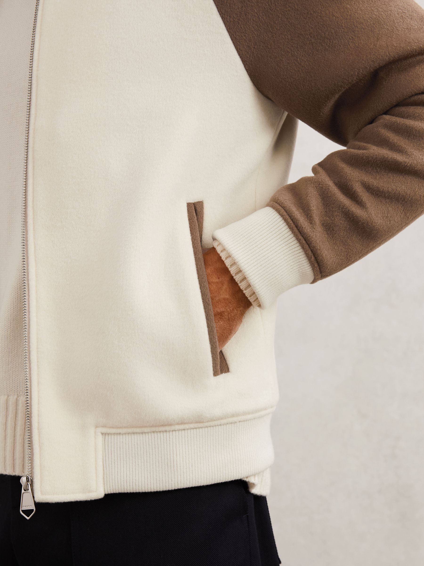 Jacket in Off White/Oatmeal - Image 6 of 8