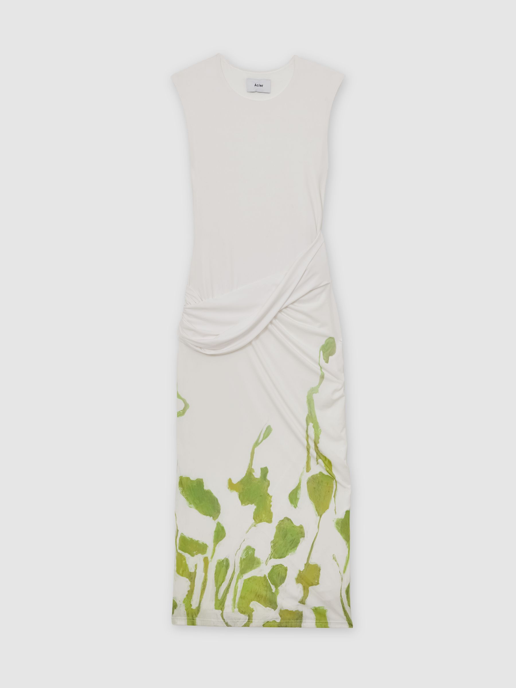 Wigmore Midi Dress in Ivory Print - Image 2 of 5