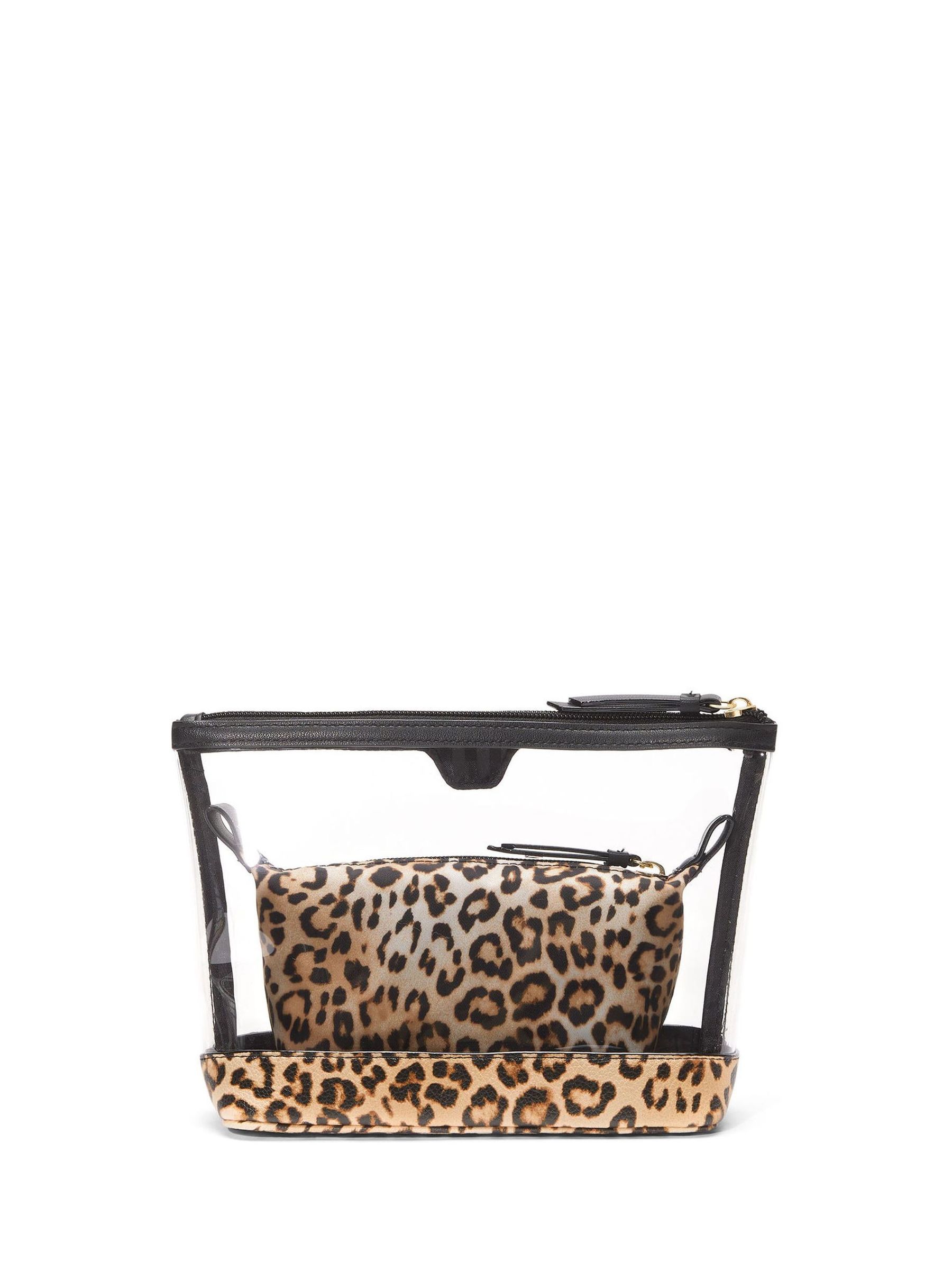 Leopard Brown AM/PM Makeup Bag Duo - Image 2 of 3