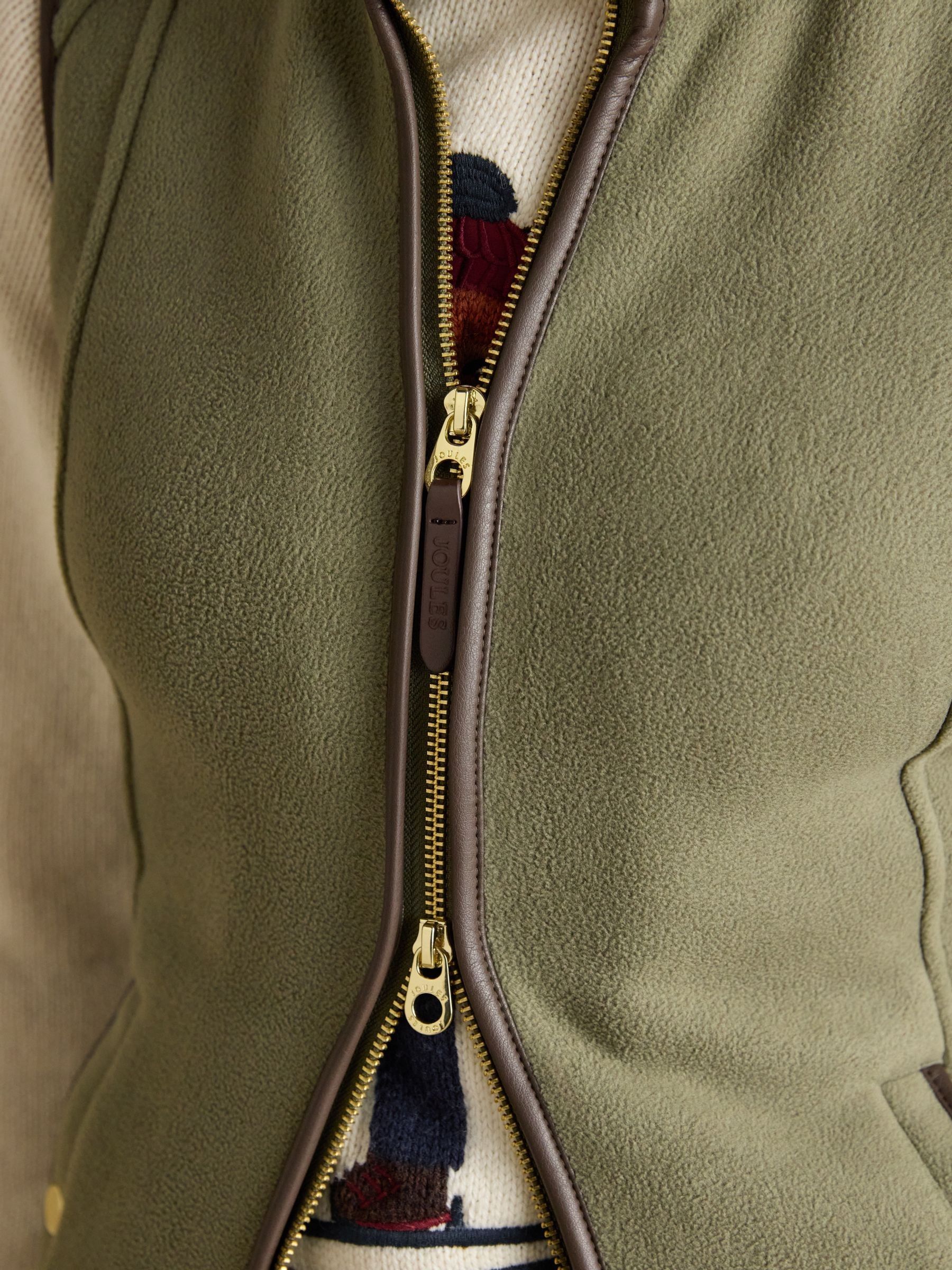 Heritage Light Green Fleece Gilet - Image 4 of 10
