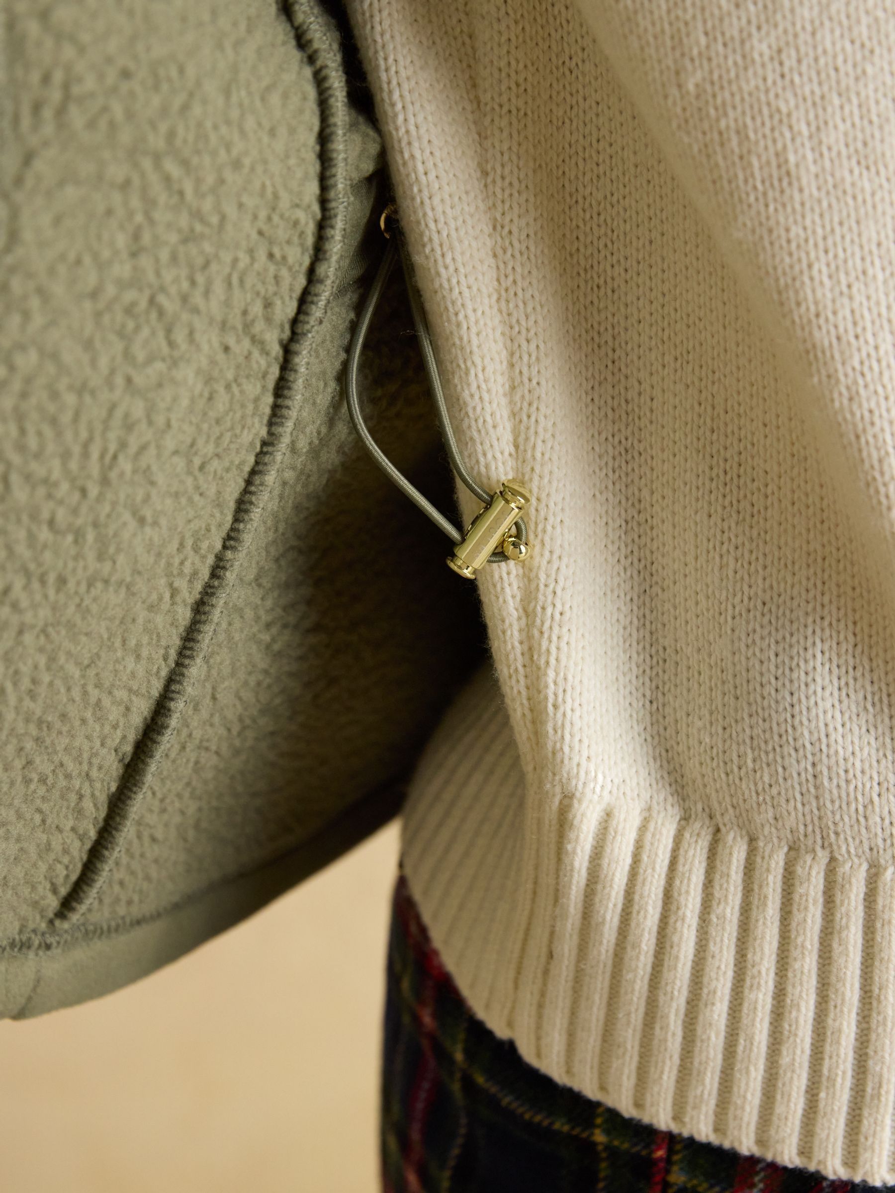 Heritage Light Green Fleece Gilet - Image 7 of 10