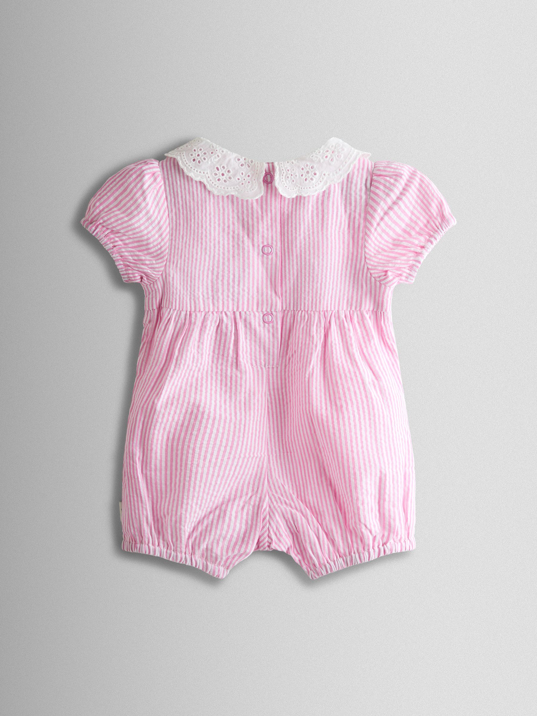 Pink Embroidered Romper - Image 2 of 3