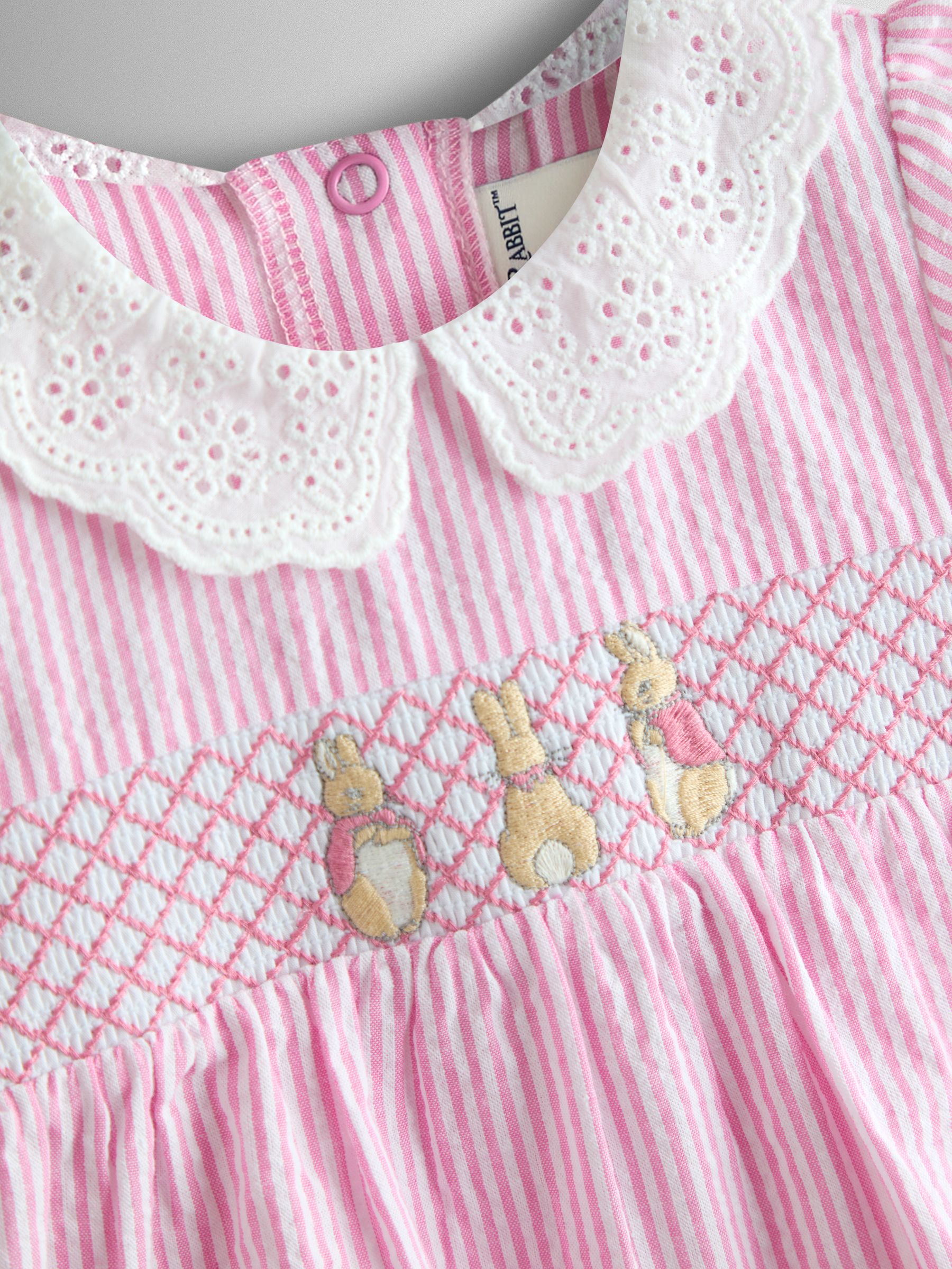 Pink Embroidered Romper - Image 3 of 3