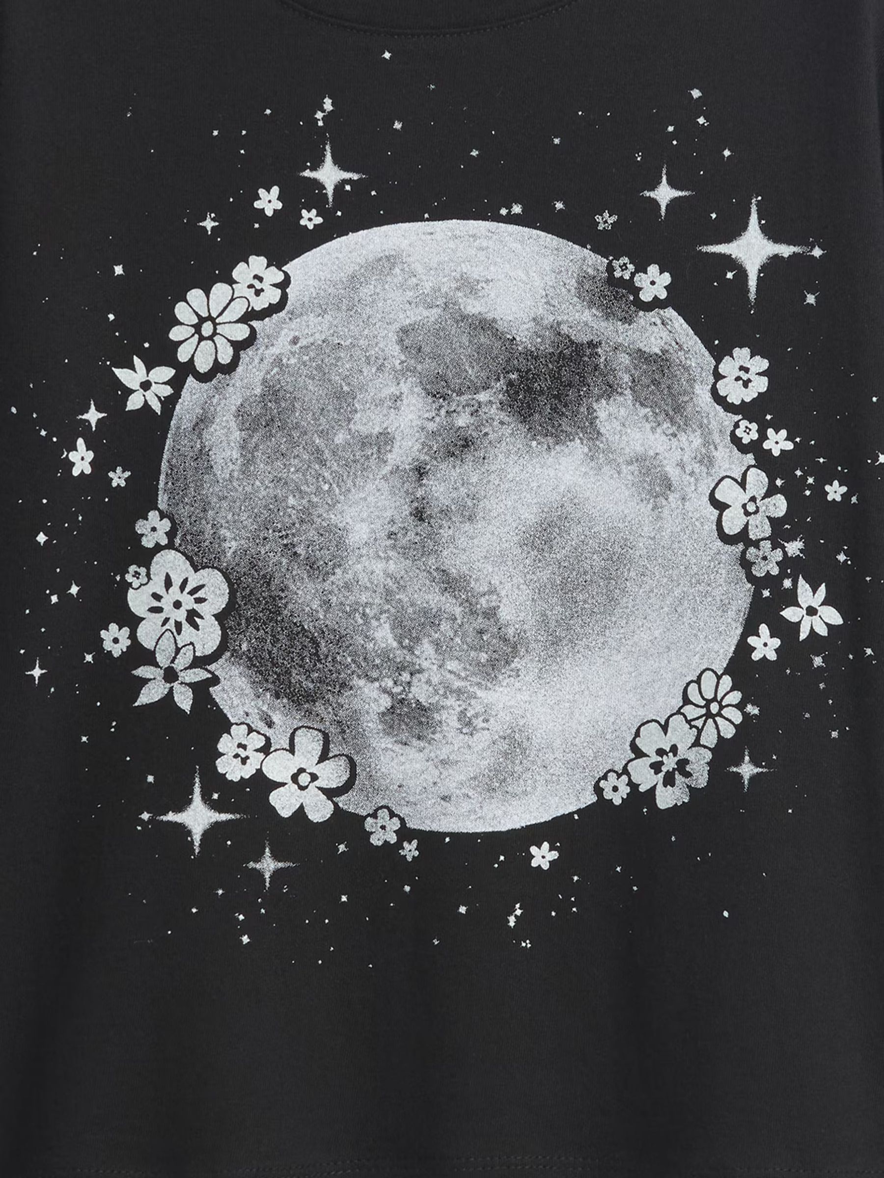 Black Relaxed Graphic T-Shirt - Image 4 of 4