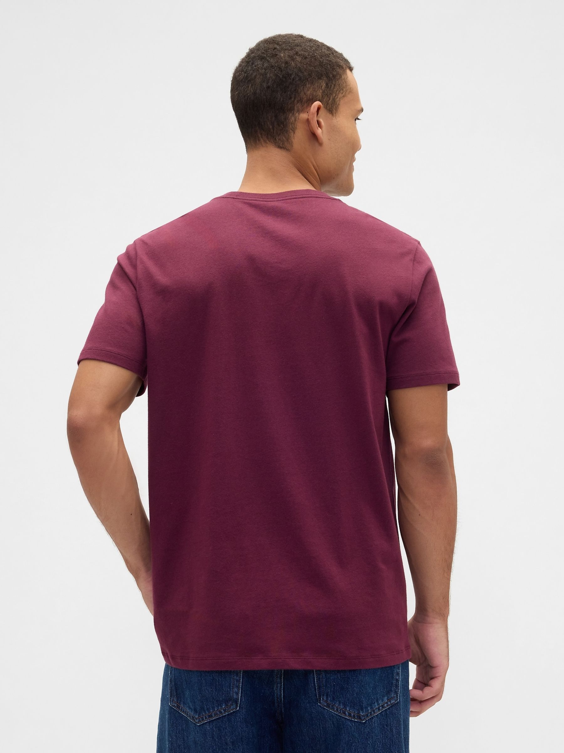 Red Everyday Soft Logo T-Shirt - Image 2 of 5