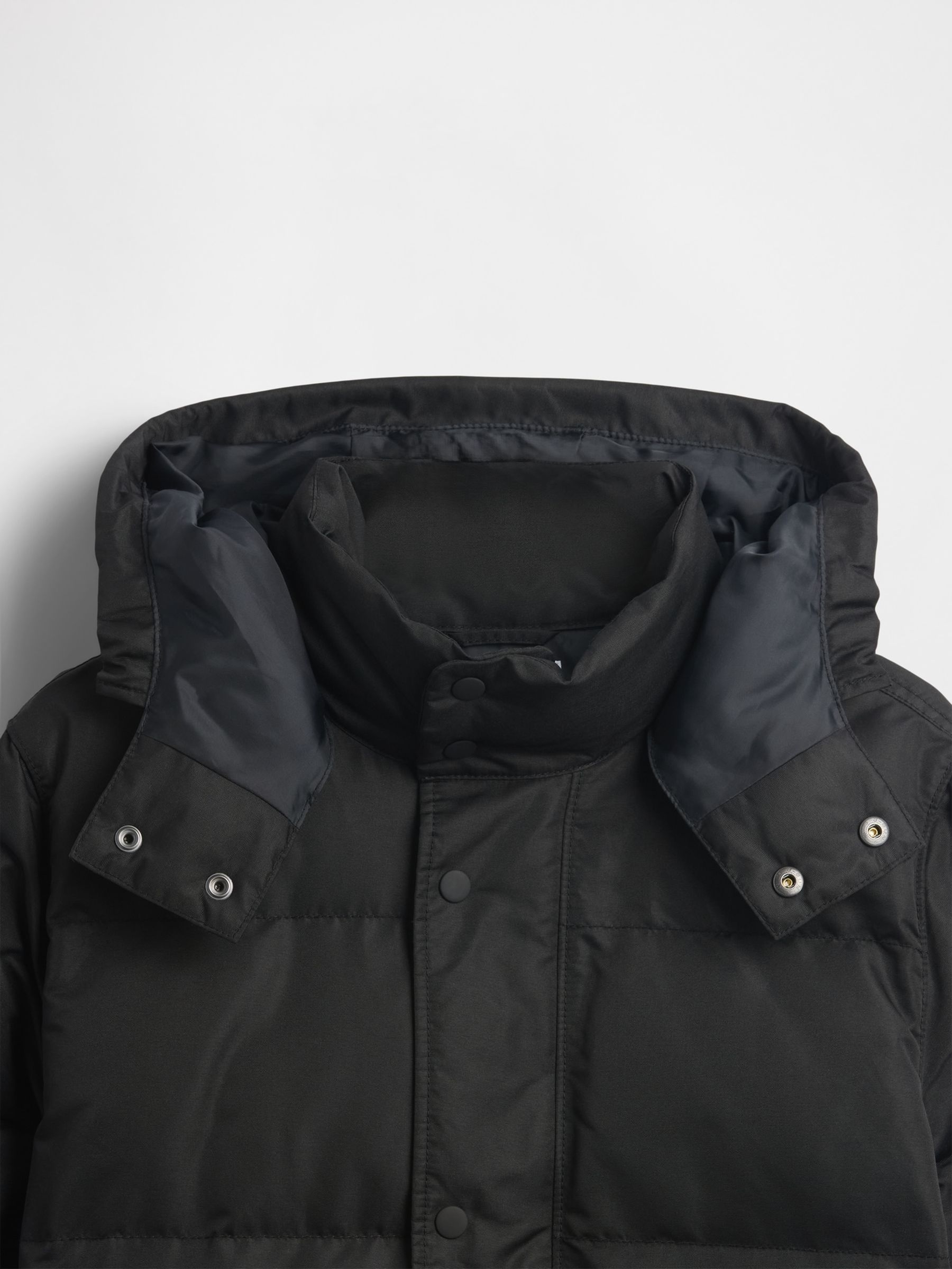 Black Cold Control Max Relaxed Heavyweight Puffer Jacket - Image 4 of 4