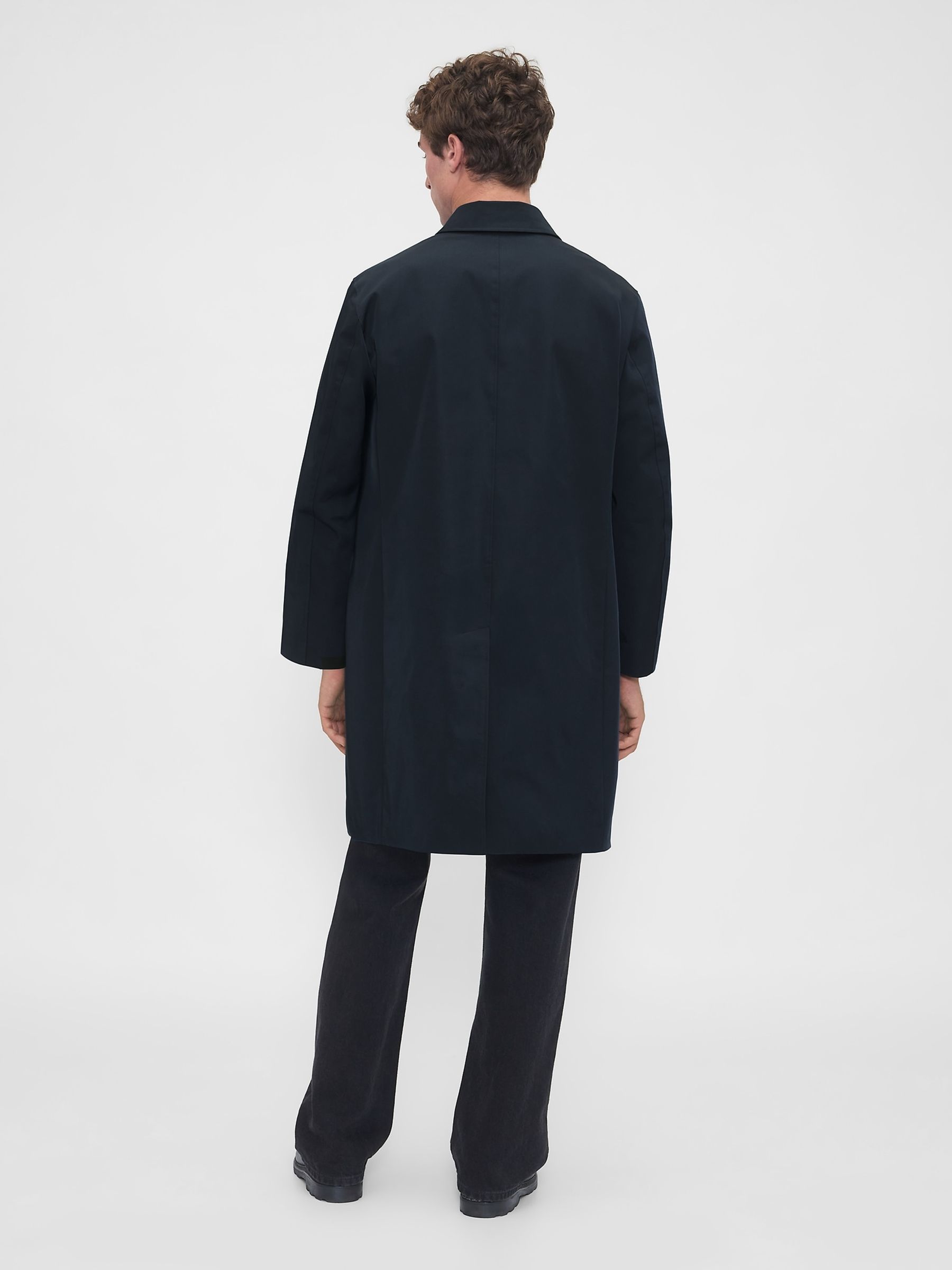 Blue Mac Coat - Image 2 of 4