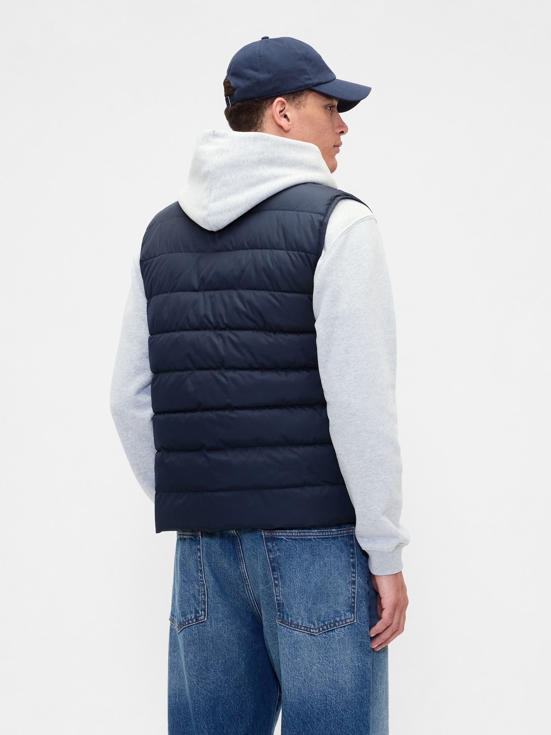 Blue Relaxed ColdControl Puffer Vest - Image 2 of 5