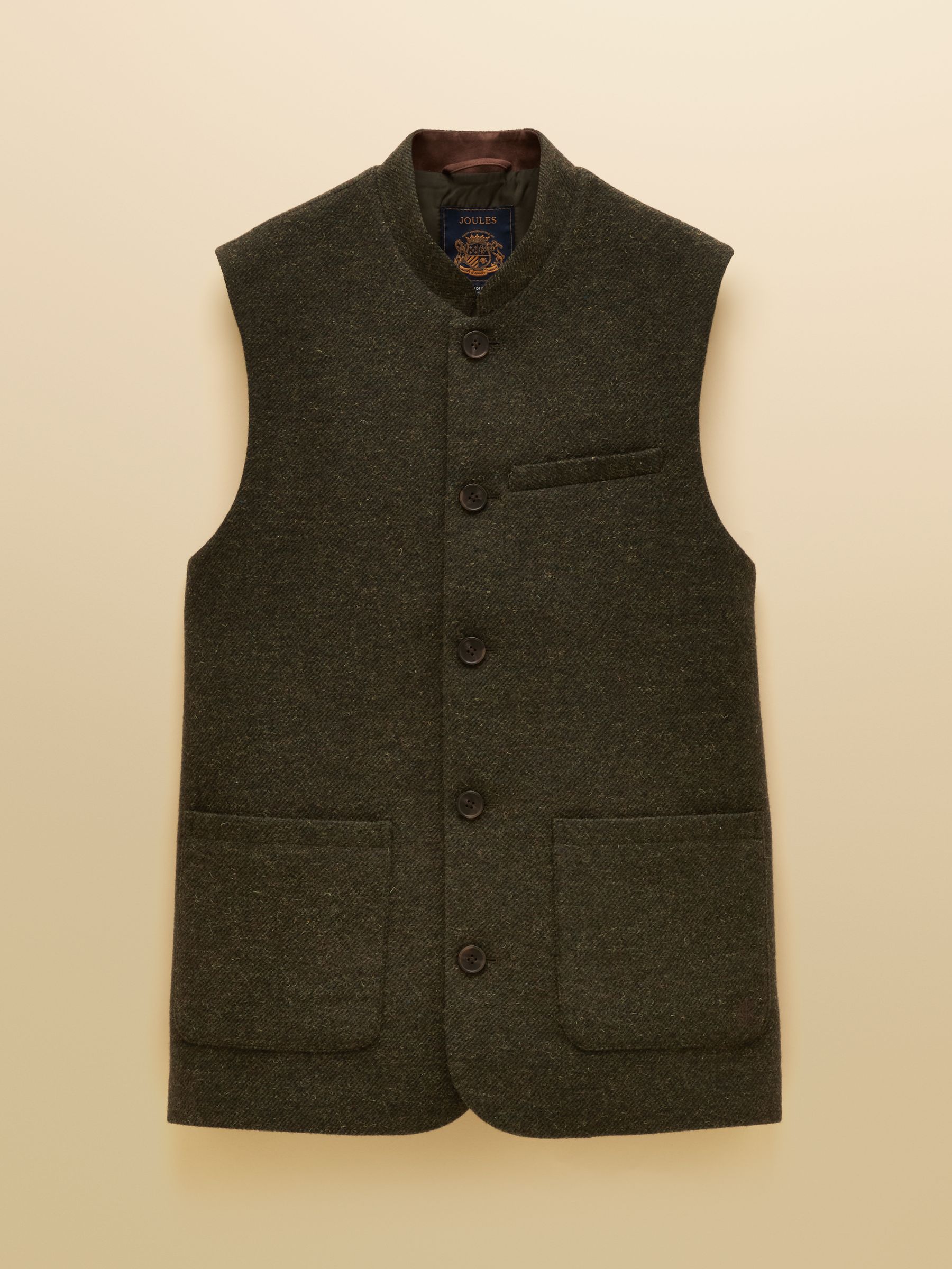 Green Tweed Gilet - Image 10 of 10