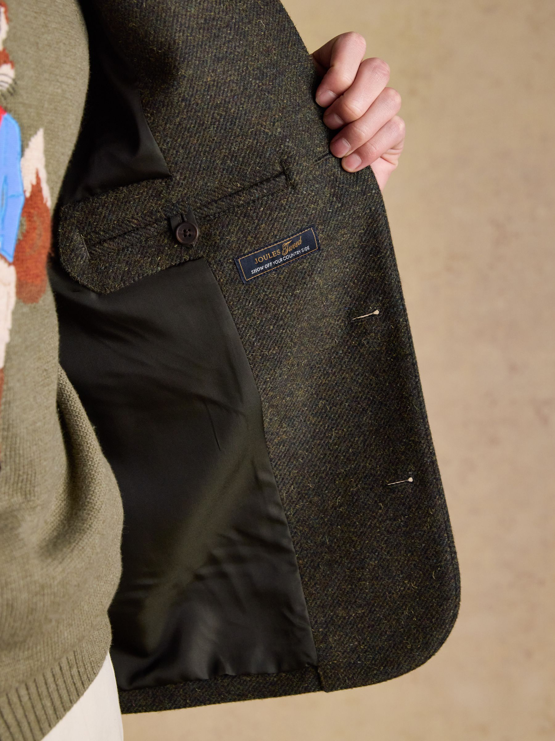 Green Tweed Gilet - Image 4 of 10