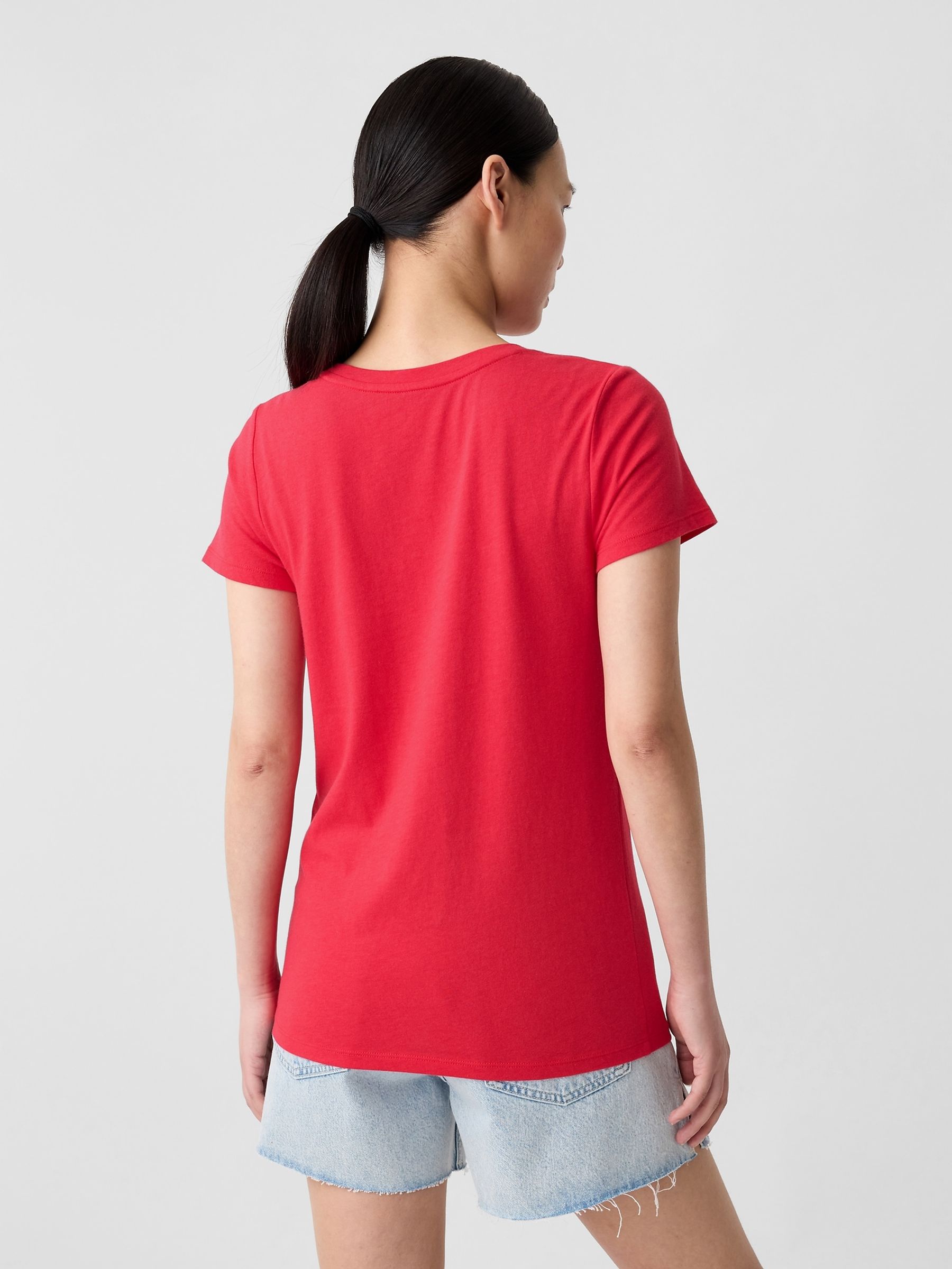 Red Favourite Crew Neck Short Sleeve T-Shirt - Image 2 of 5