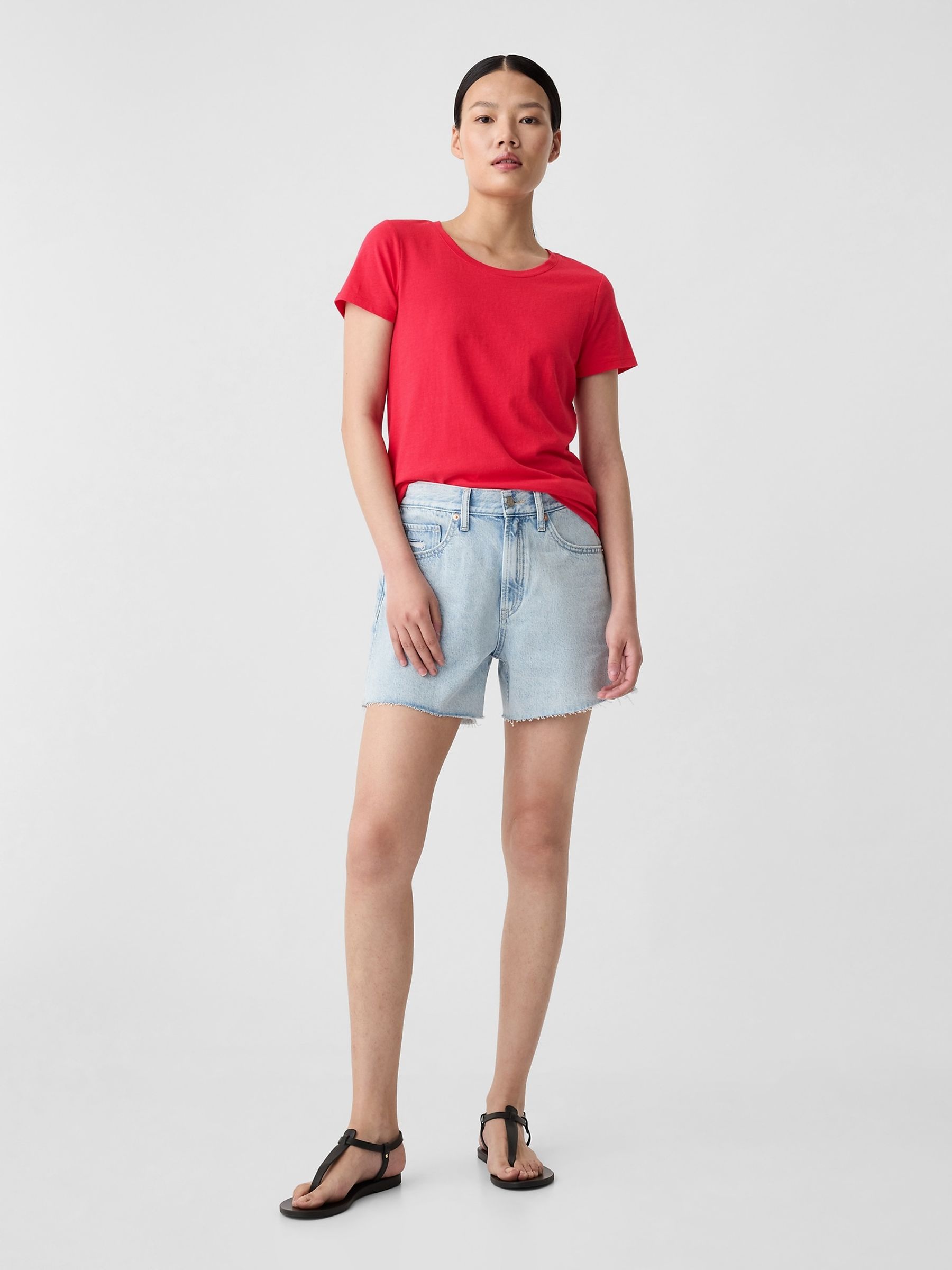 Red Favourite Crew Neck Short Sleeve T-Shirt - Image 3 of 5