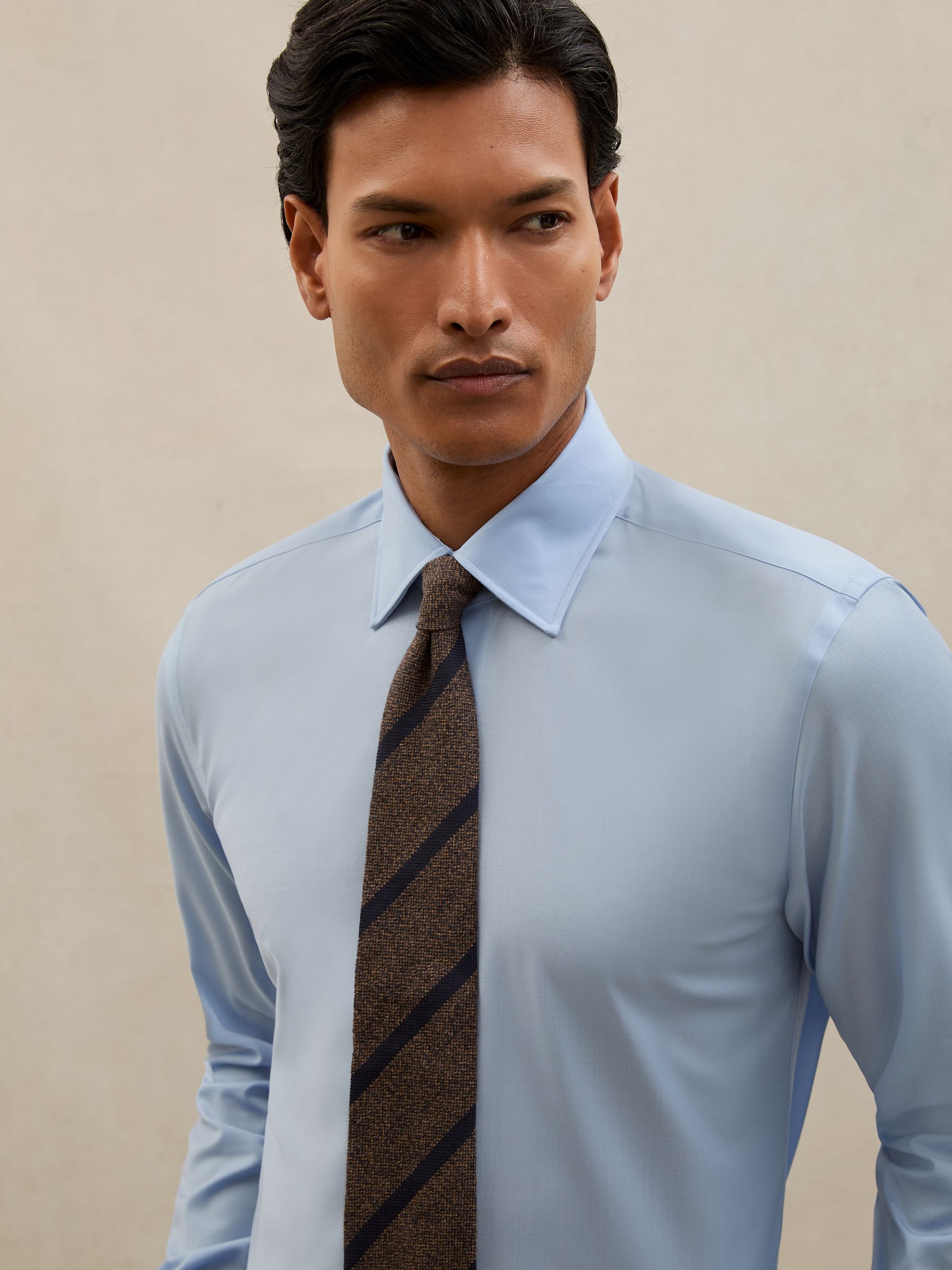 Shirt in Soft Blue - Image 1 of 8