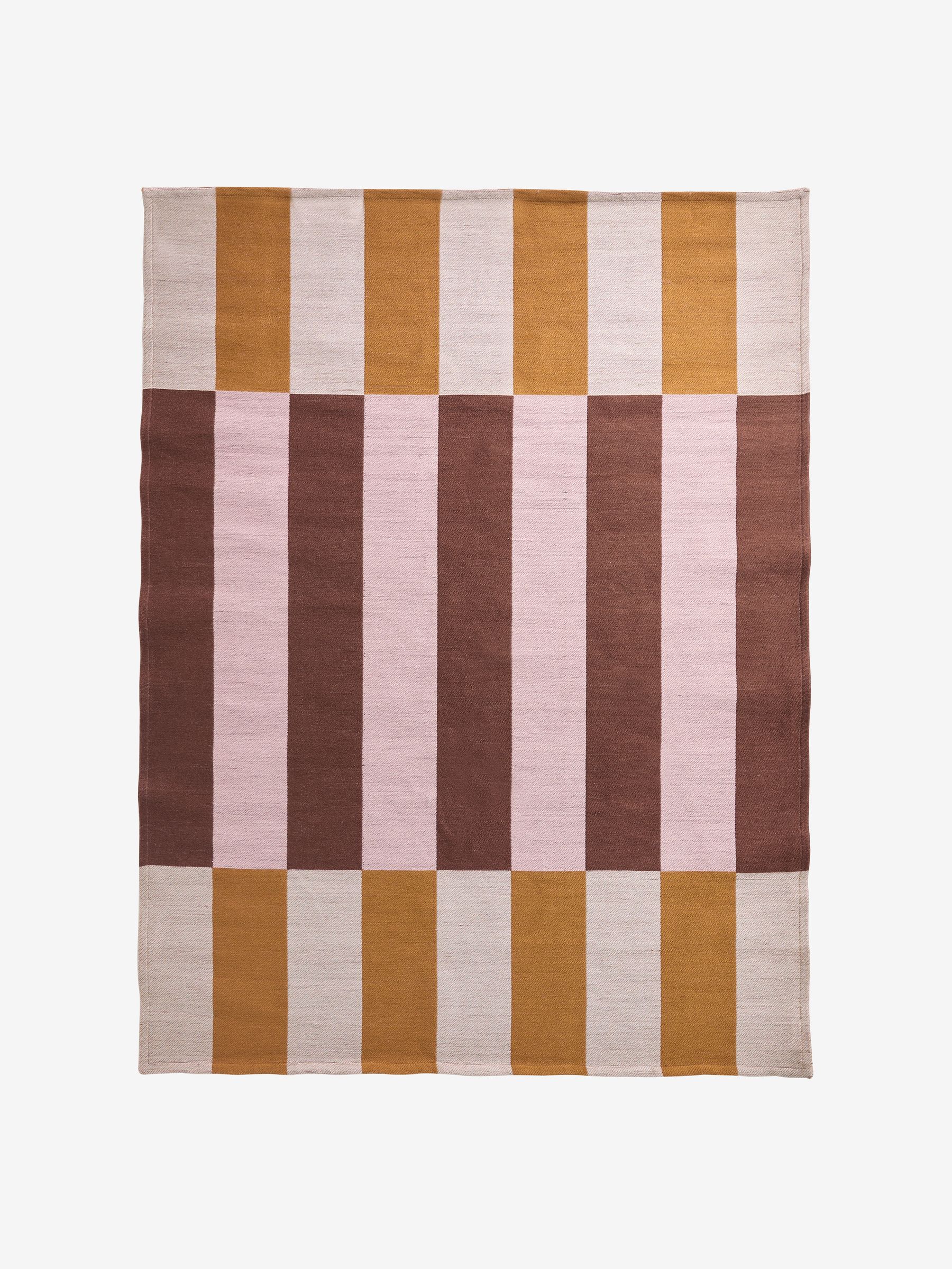 Solta Indoor Outdoor Flatweave Rug in Ochre - Image 5 of 5 Solta Indoor Outdoor Flatweave Rug in Ochre - Image 5 of 5