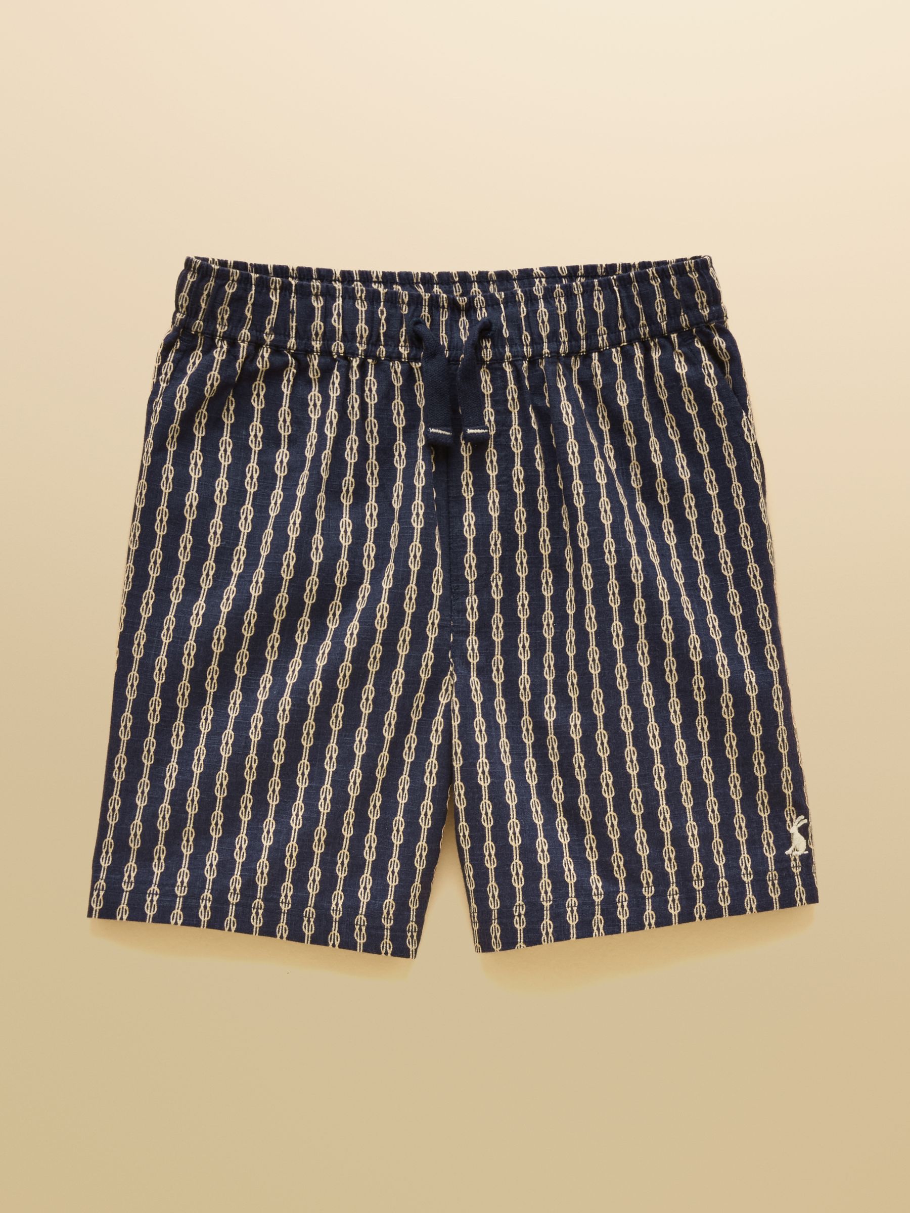 Boys' Hadley Navy Blue Cotton Woven Shorts - Image 1 of 5