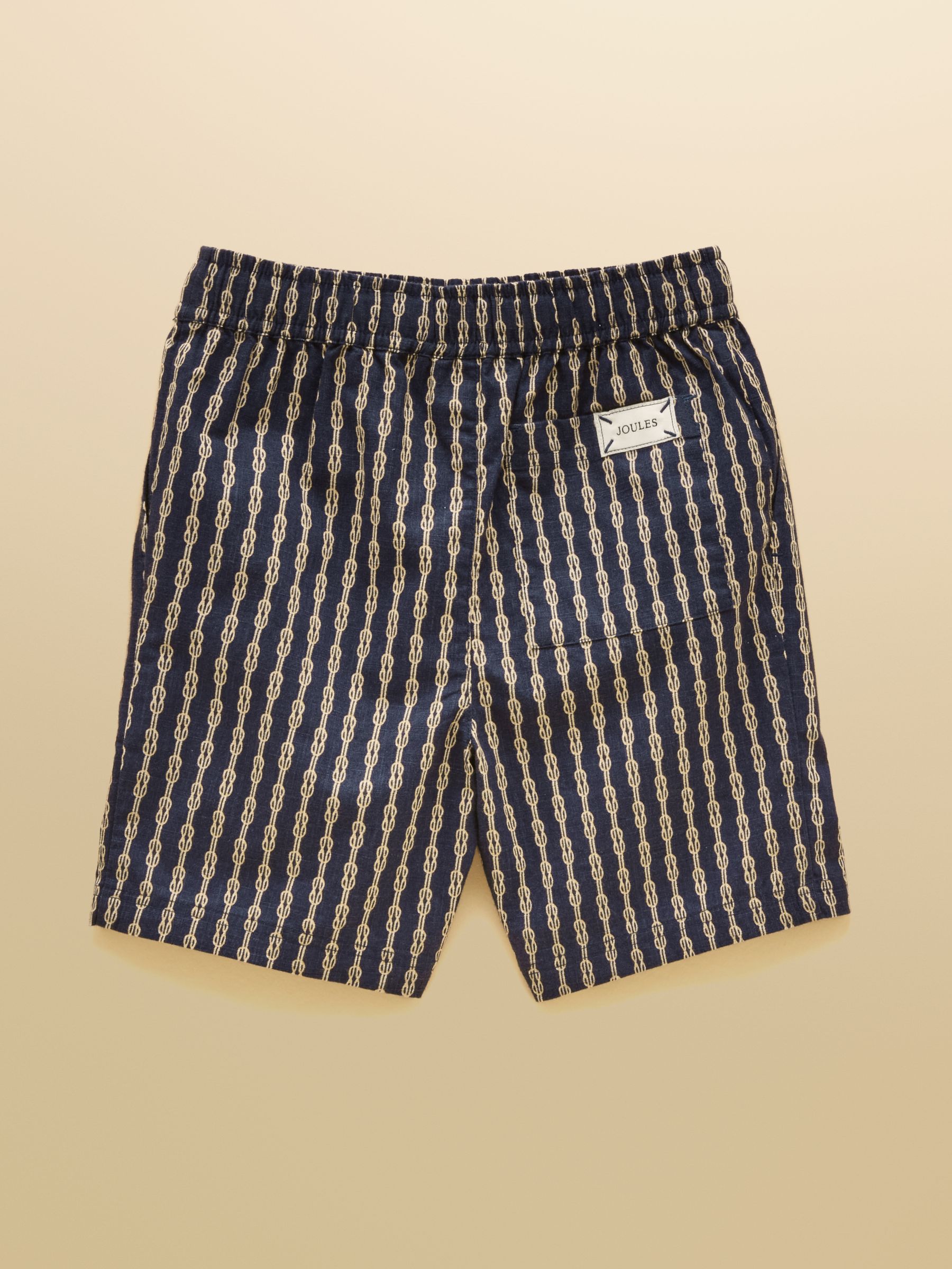 Boys' Hadley Navy Blue Cotton Woven Shorts - Image 2 of 5