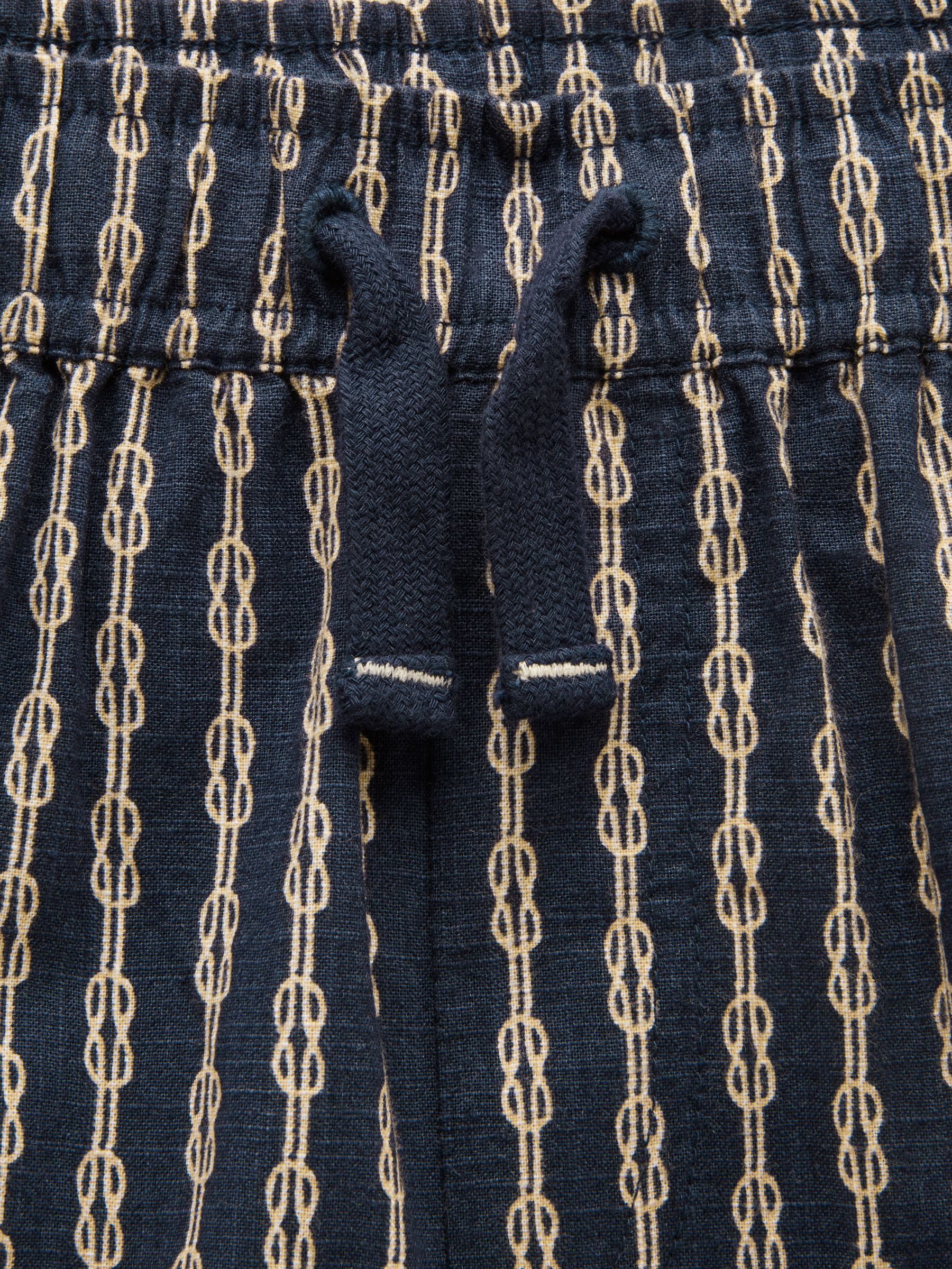 Boys' Hadley Navy Blue Cotton Woven Shorts - Image 3 of 5