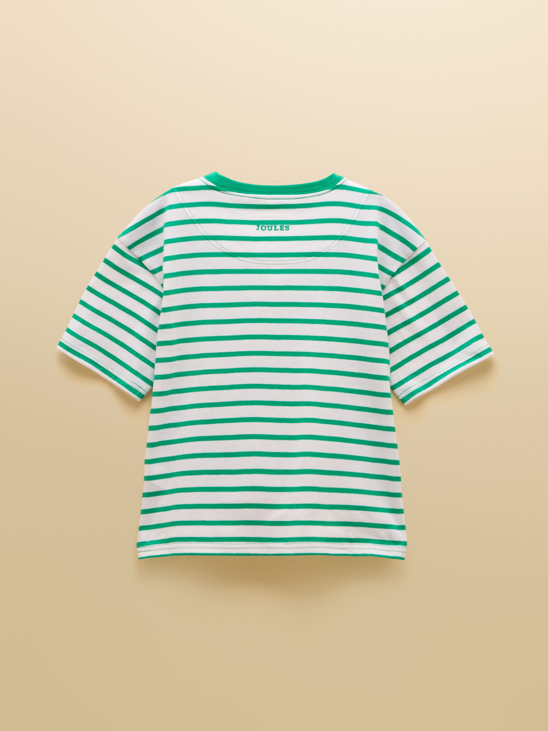 Boys' Archie Green Stripe Applique Graphic T-Shirt - Image 2 of 5